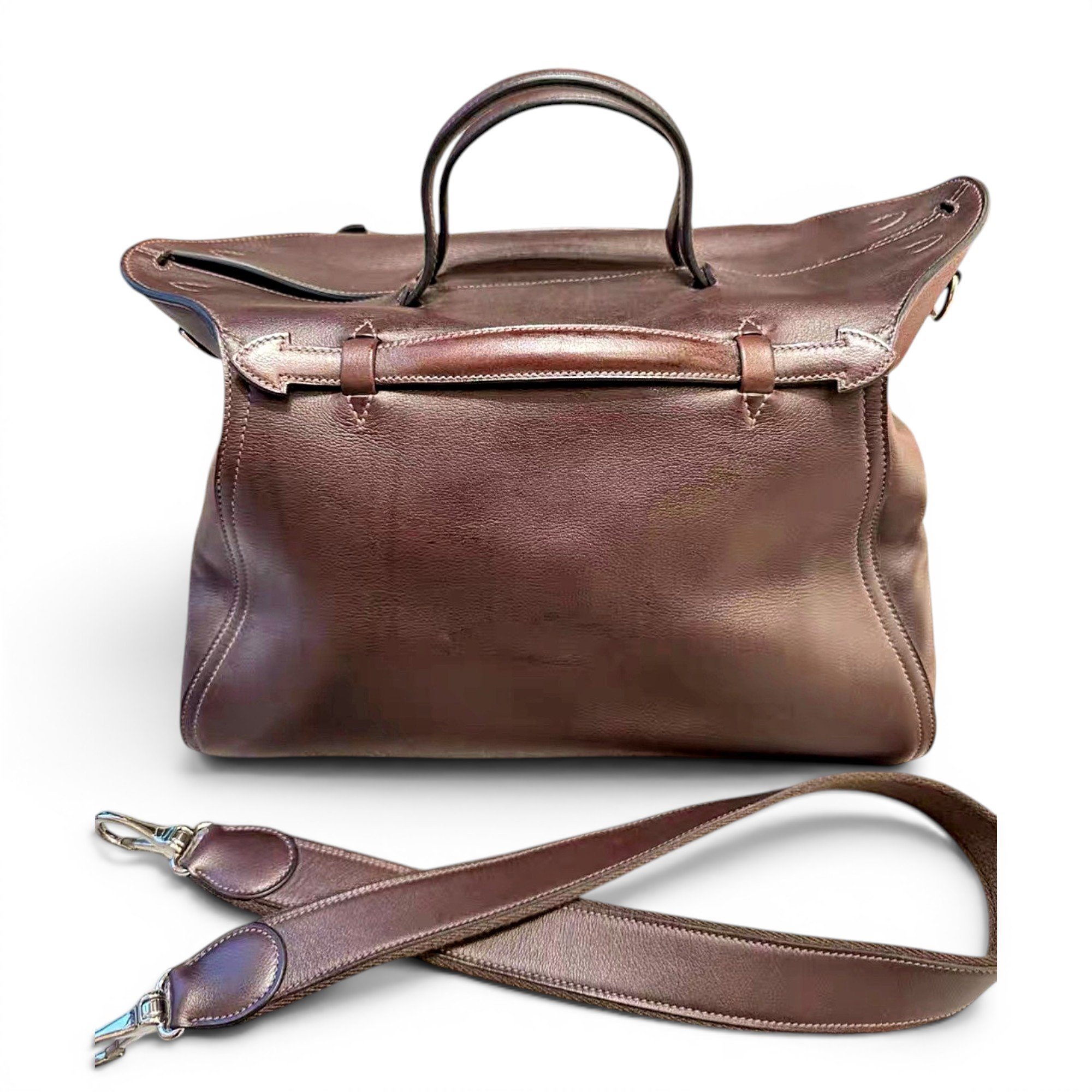 Leather handbag