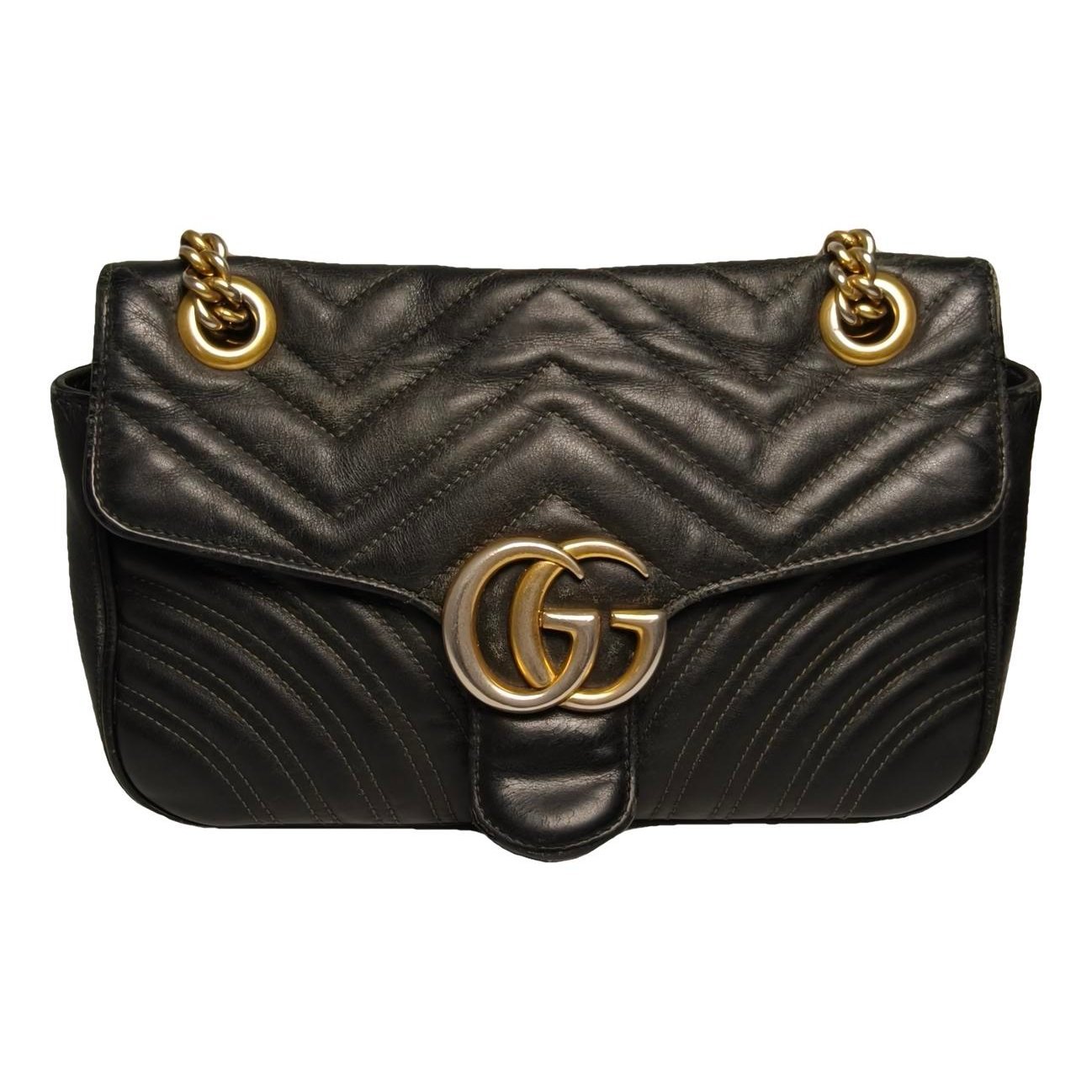 GG Marmont Flap leather crossbody bag