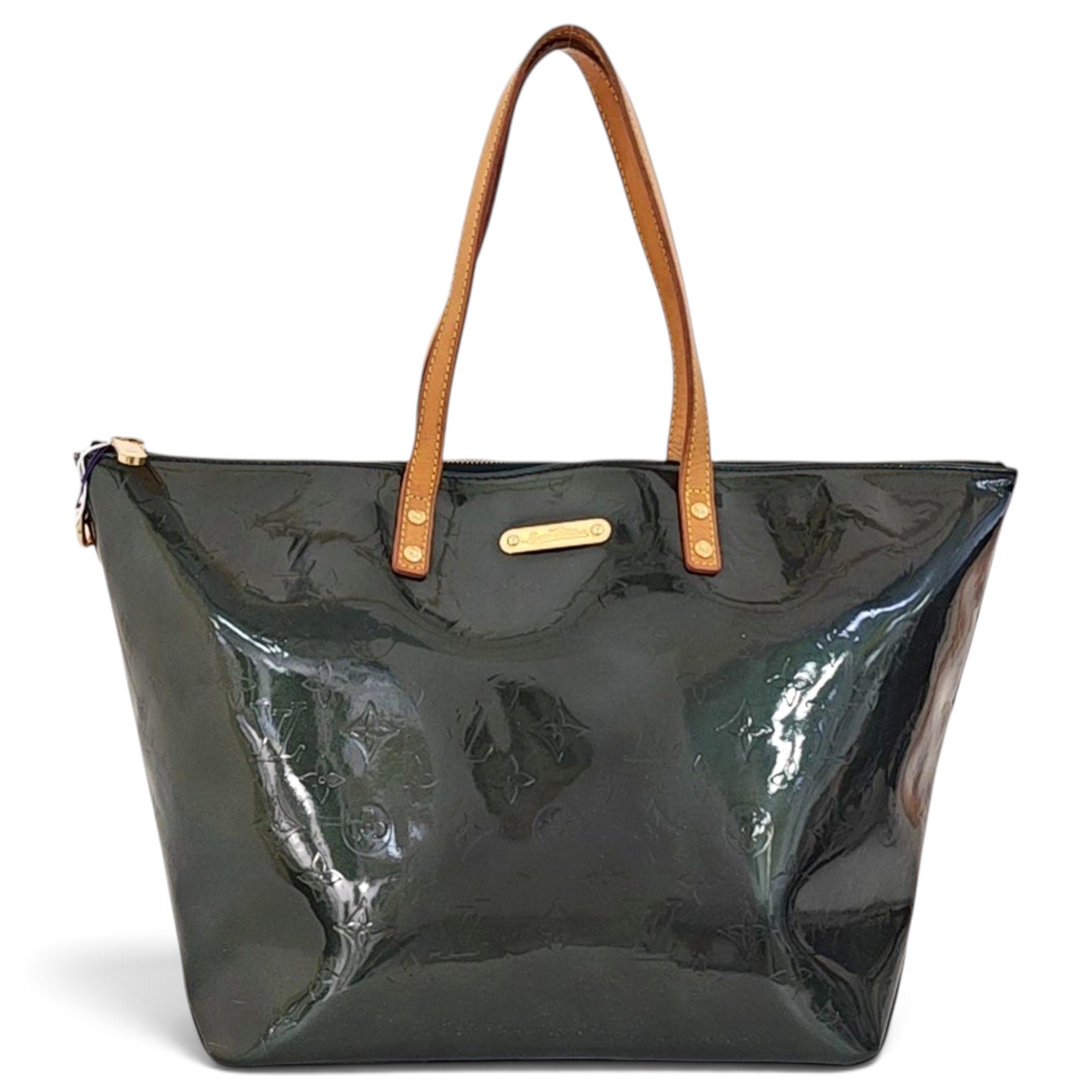 Bellevue patent leather handbag