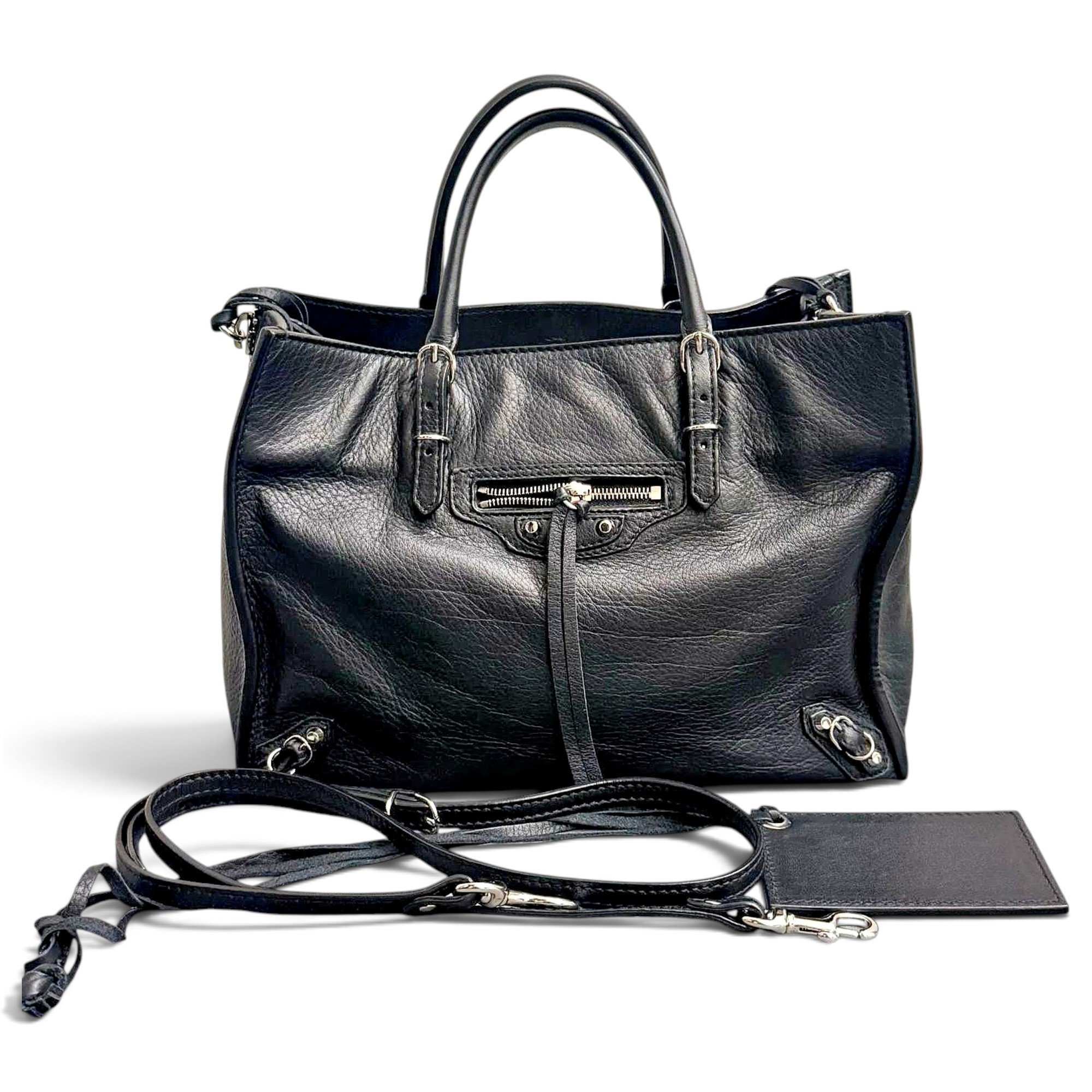 Leather tote