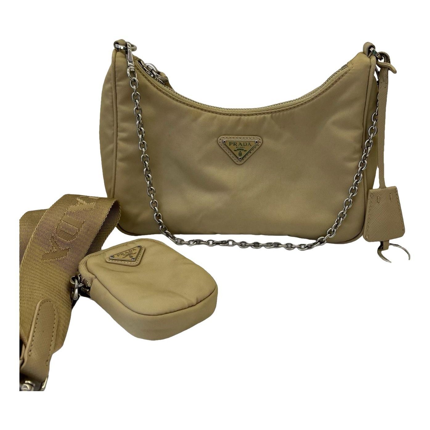 Re-edition cloth handbag