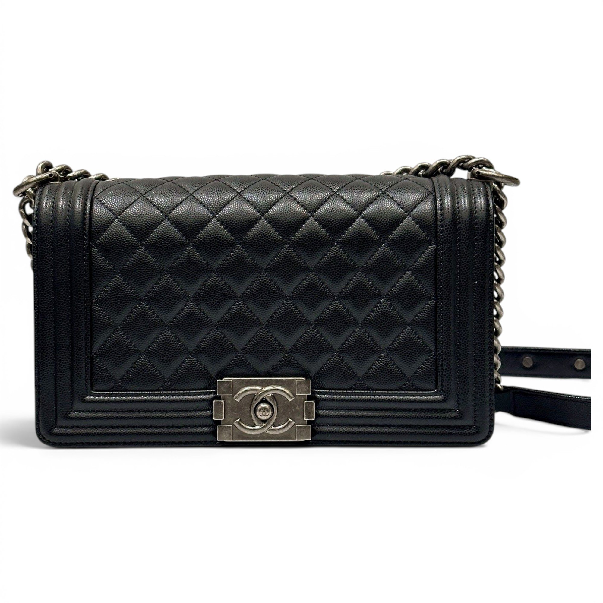 Boy leather crossbody bag