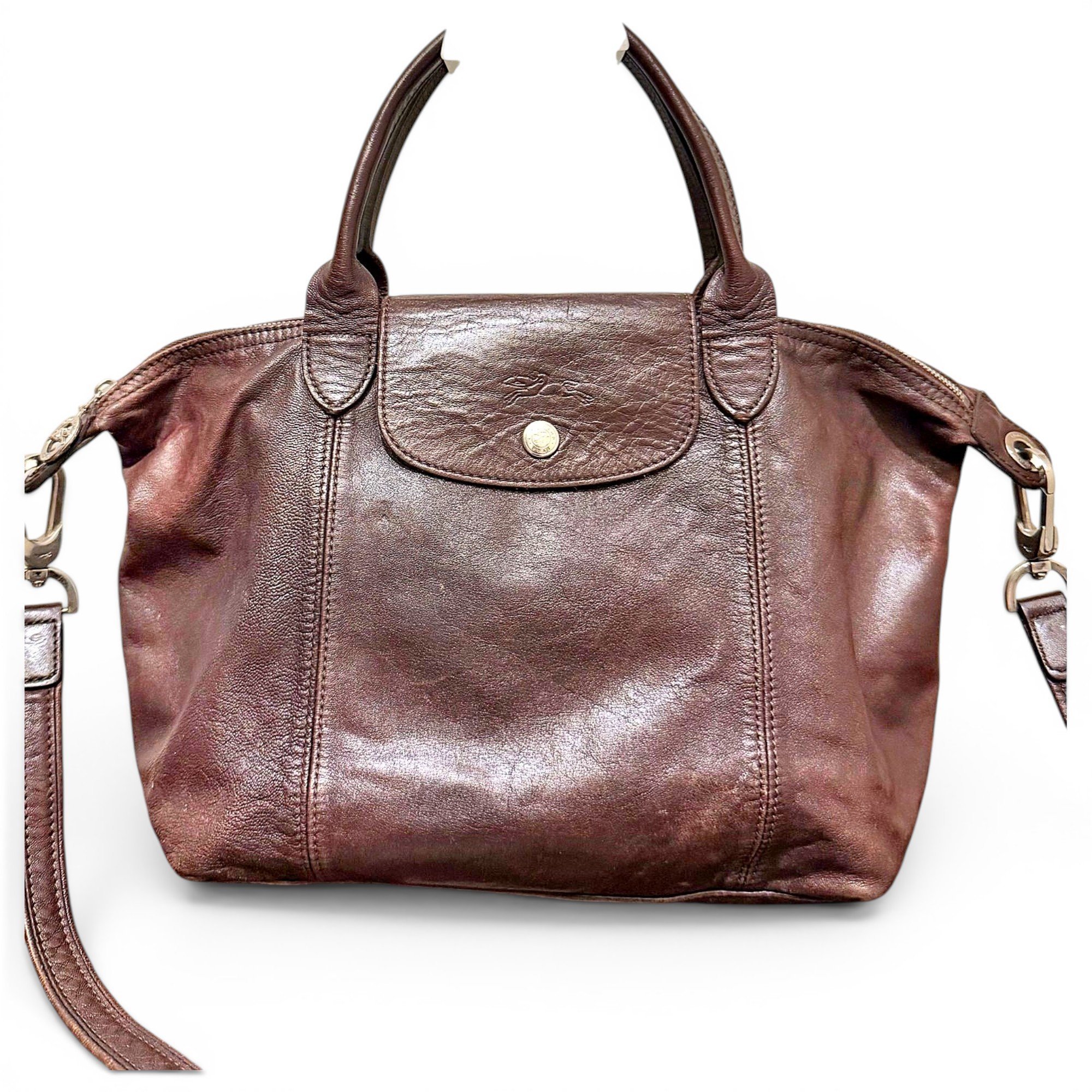 Roseau leather handbag