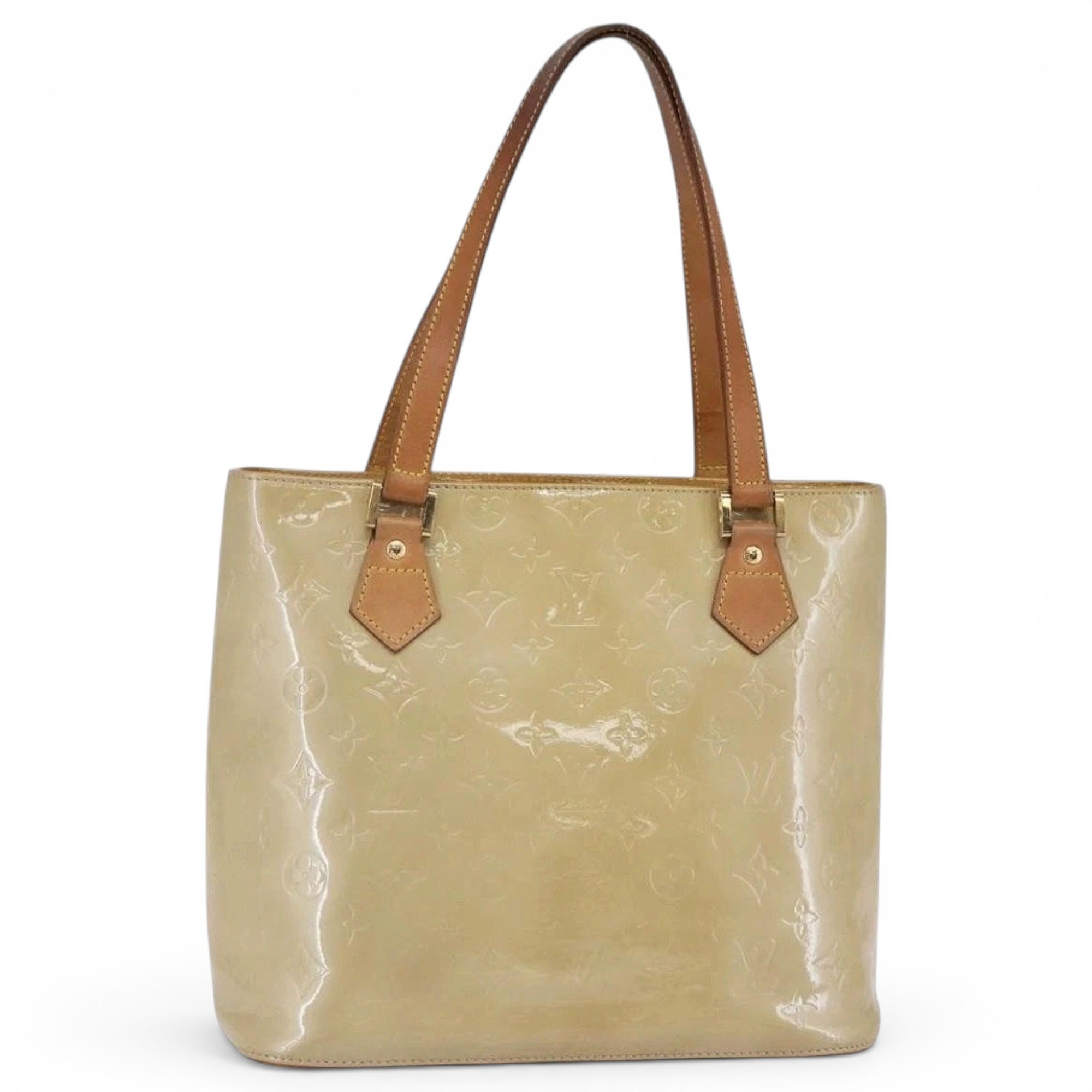 Patent leather handbag