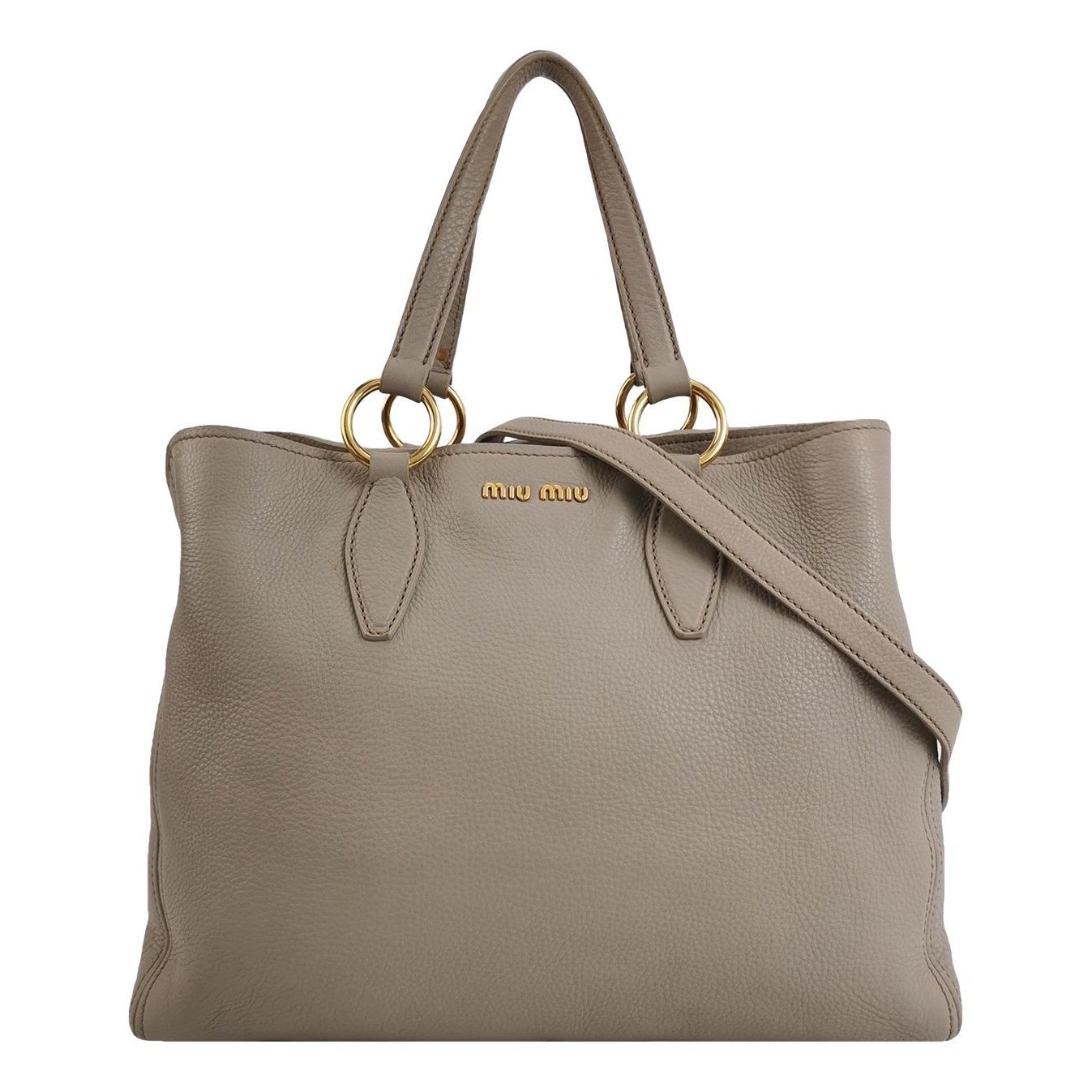 Miu Miu Leather tote