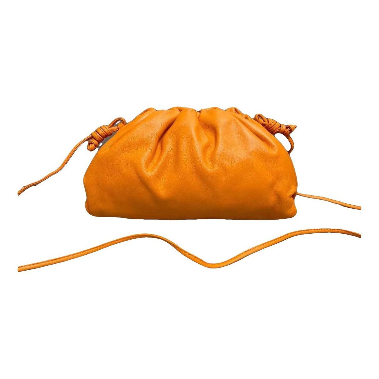 Pouch leather handbag