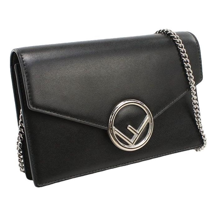 Pocket leather handbag