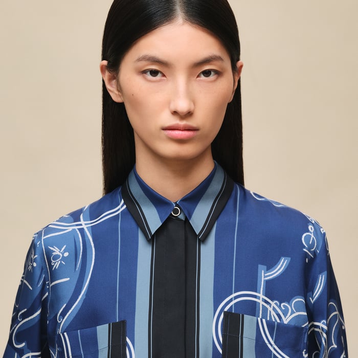 Bleu Lagune "Ex-libris a Main Levee" Classic Shirt