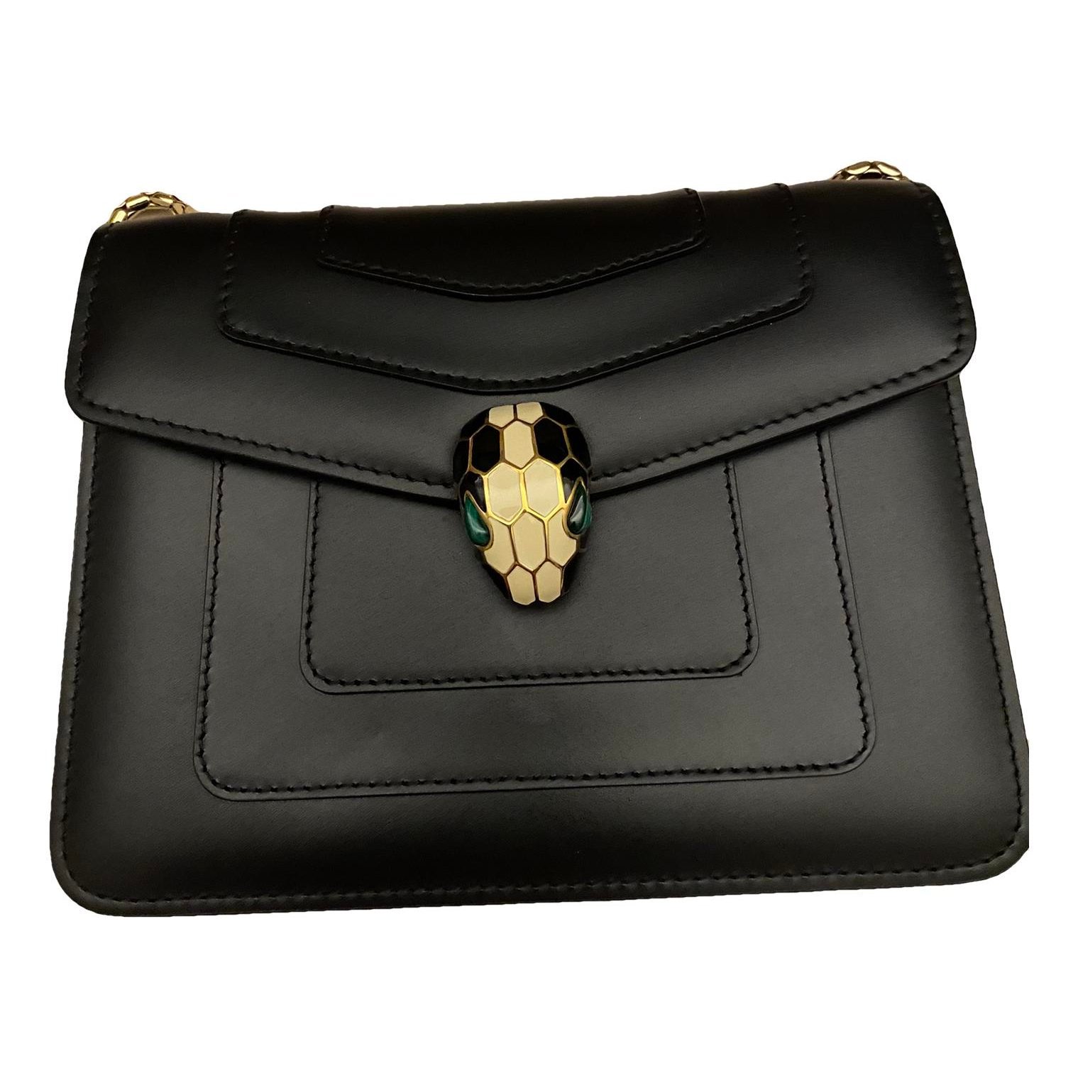 Serpenti leather handbag