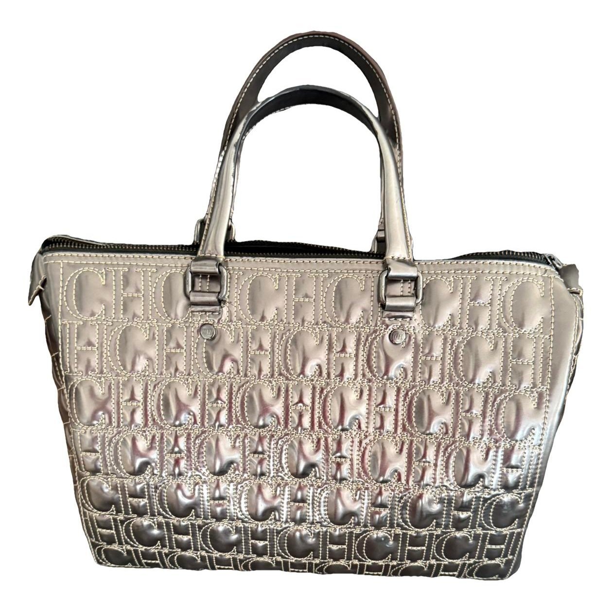 Patent leather handbag