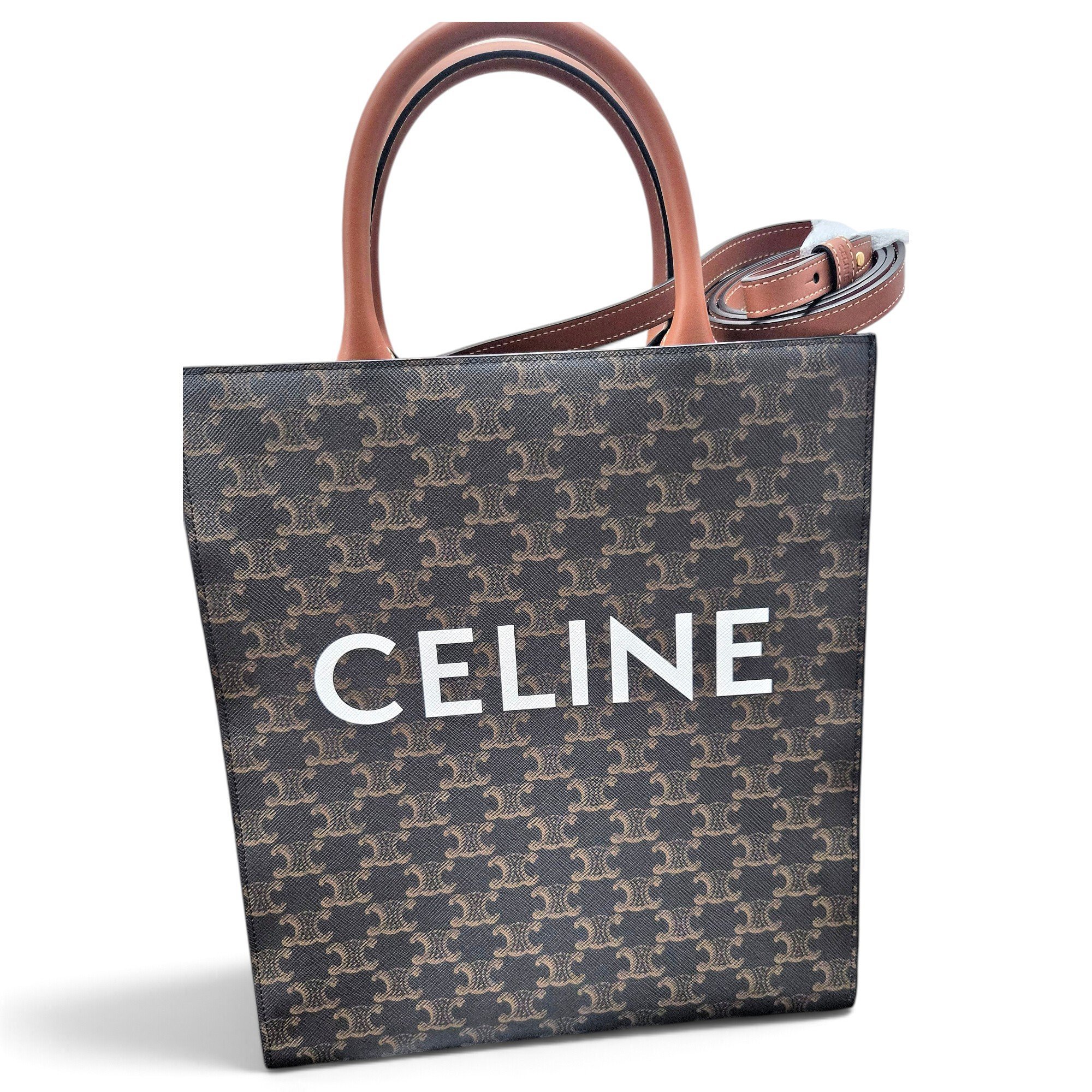 Cabas Horizotal leather tote