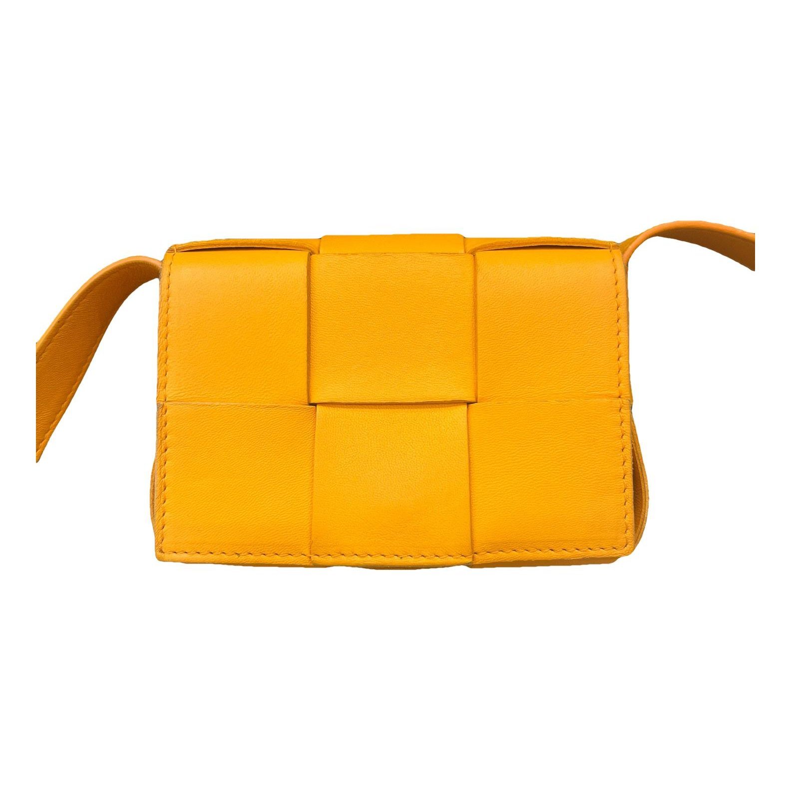 Cassette leather handbag