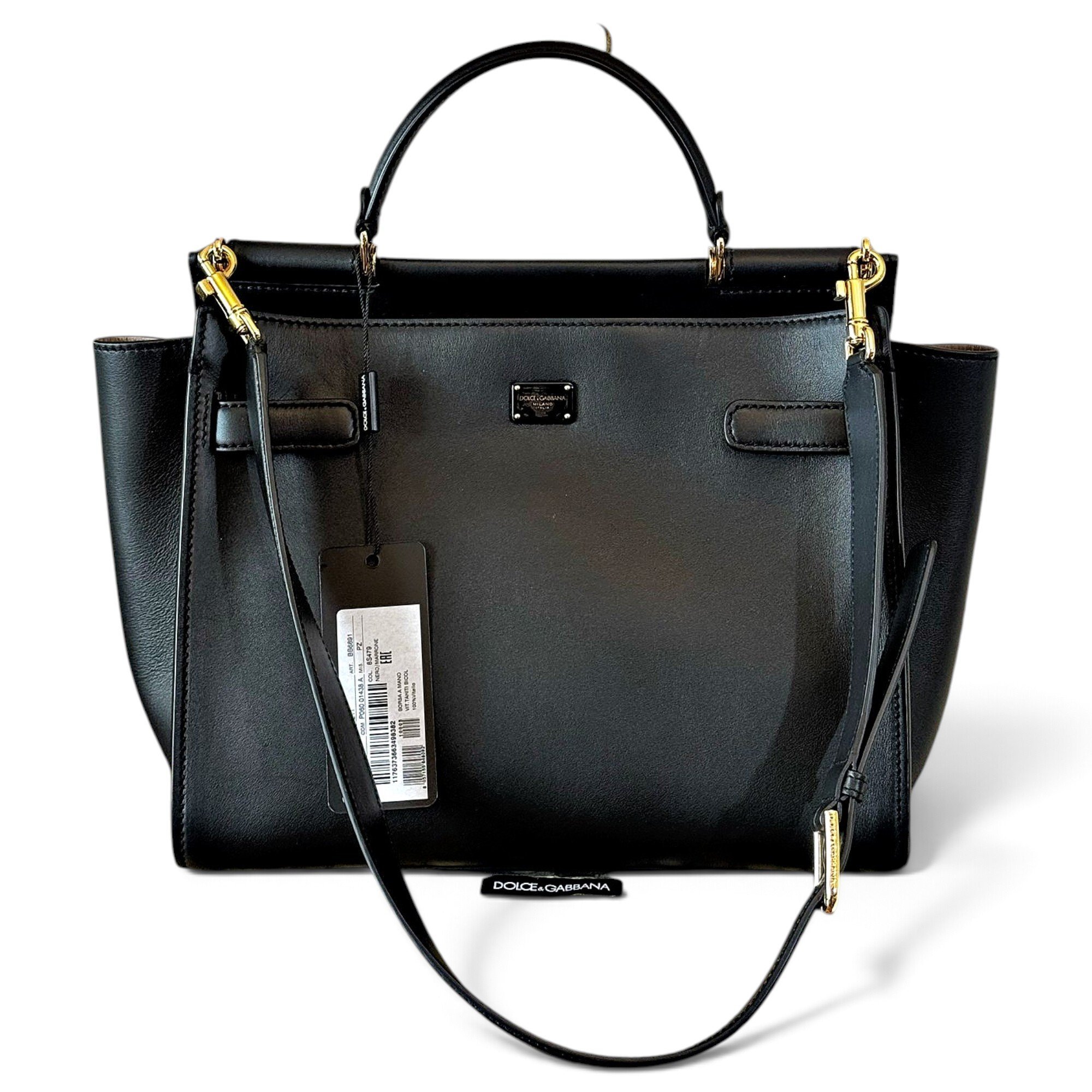 Dolce & Gabbana Sicily 62 leather satchel