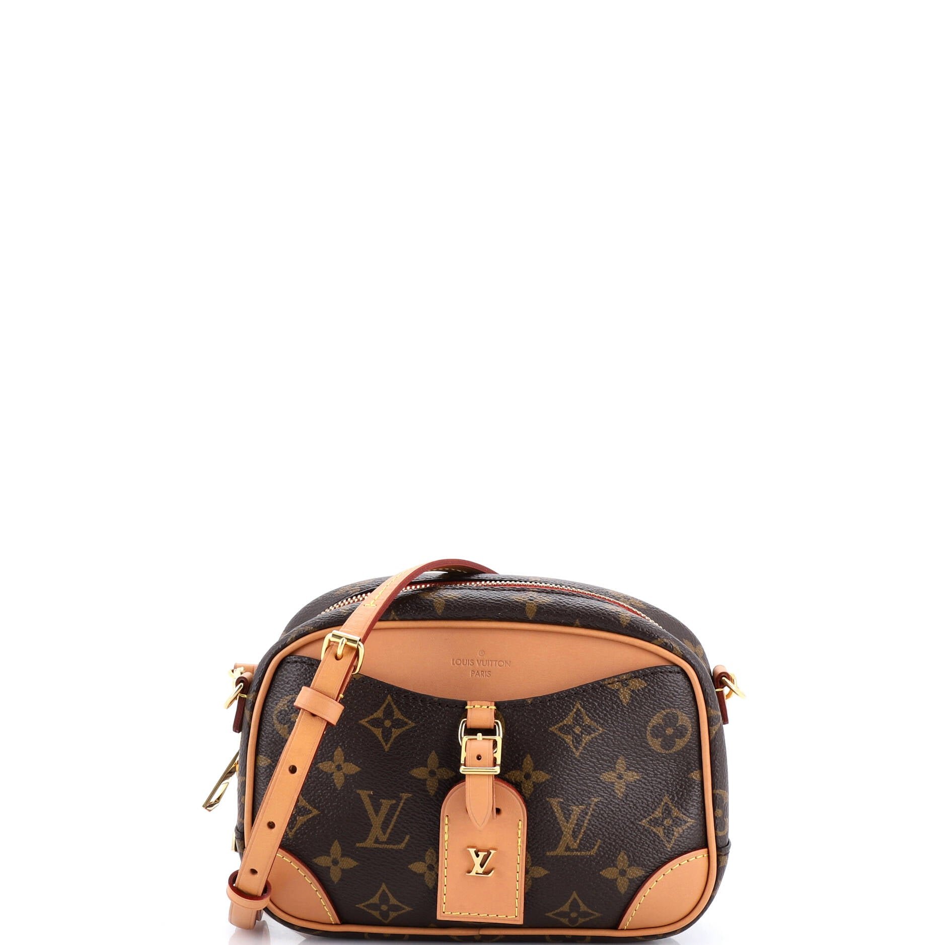 Louis Vuitton Deauville Handbag Monogram Canvas Mini