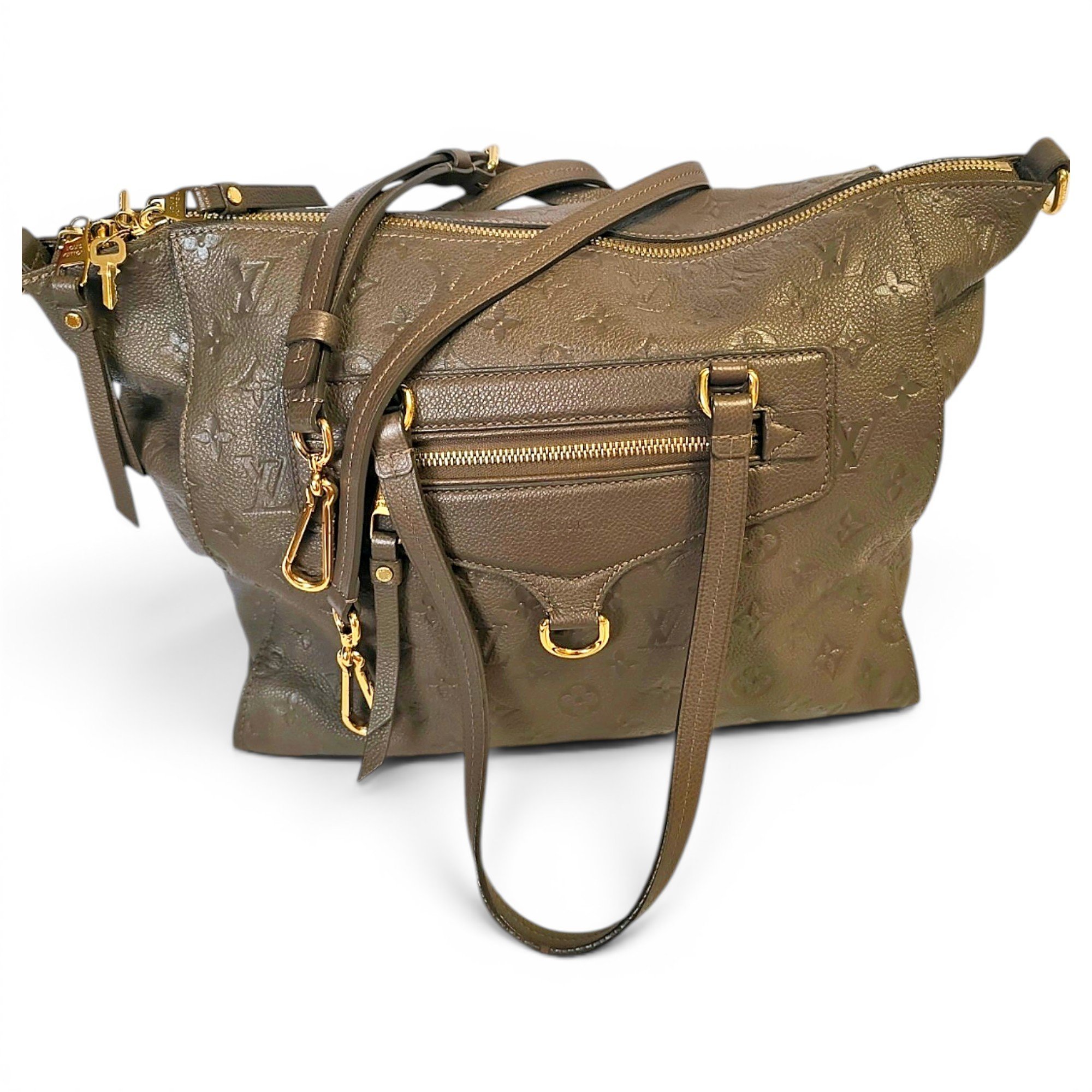 Lumineuse leather handbag
