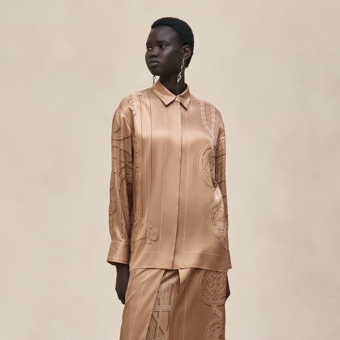 Beige Zénith "l'Enseigne Du Sellier" Shirt