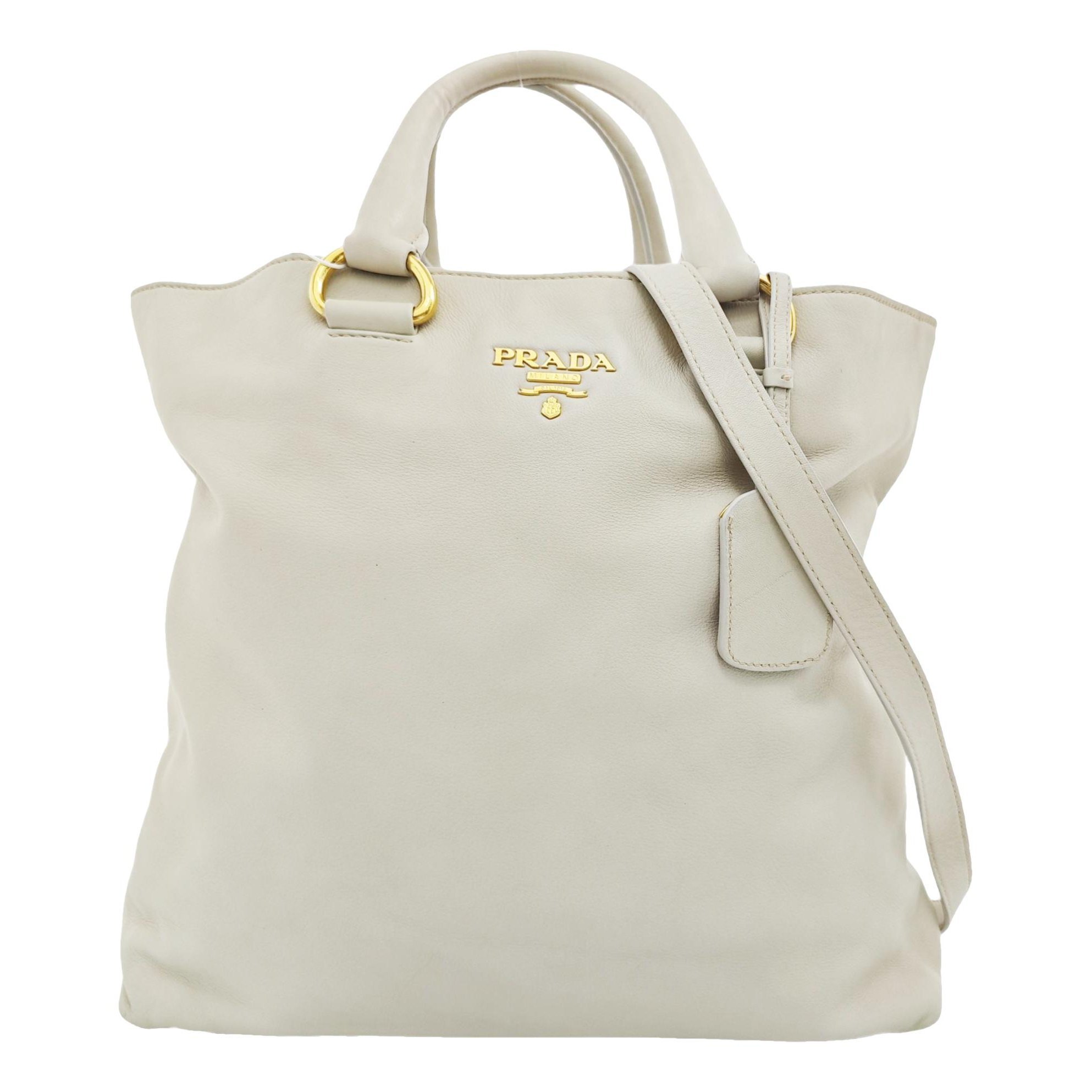 Buckle leather handbag