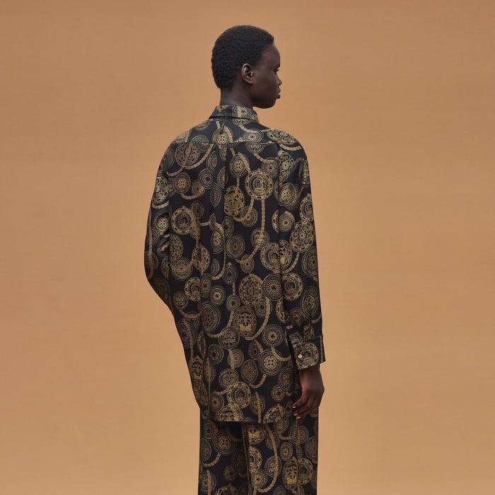 Noir "l'Enseigne Du Sellier" Wide Shirt