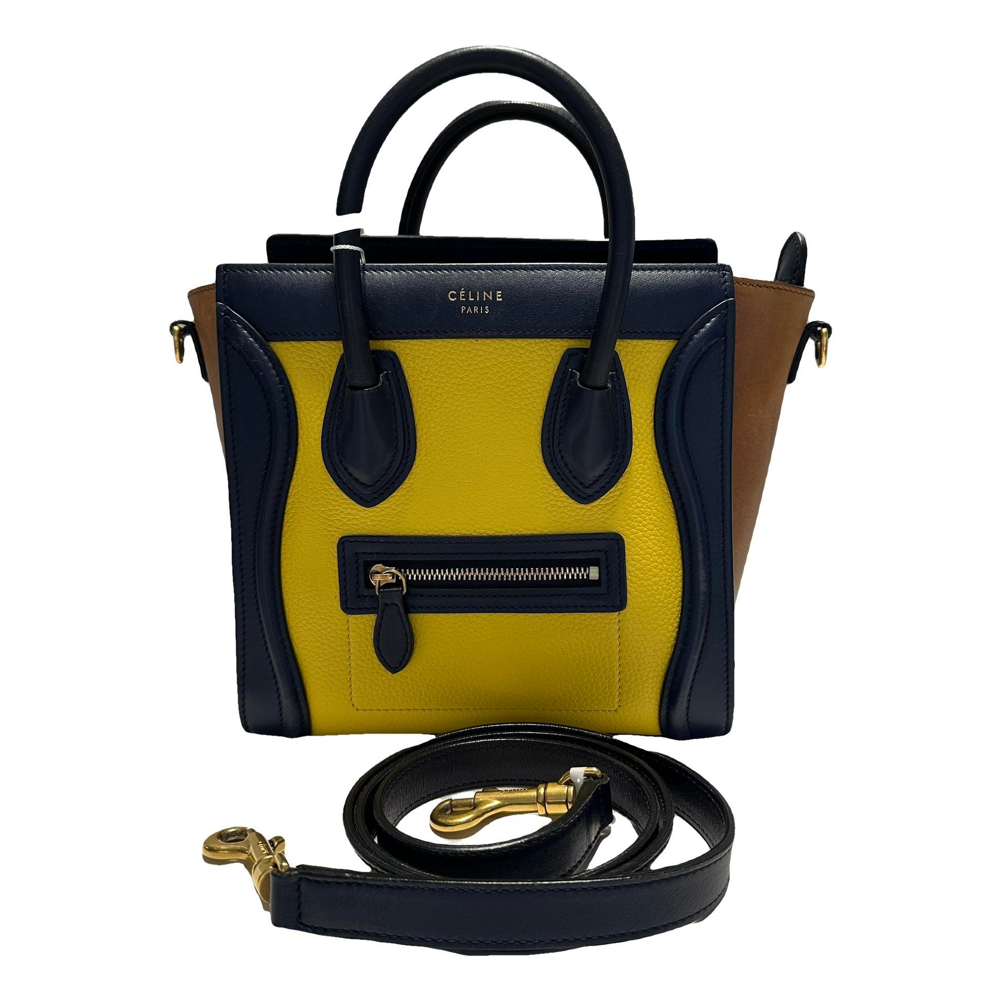Nano Luggage leather handbag