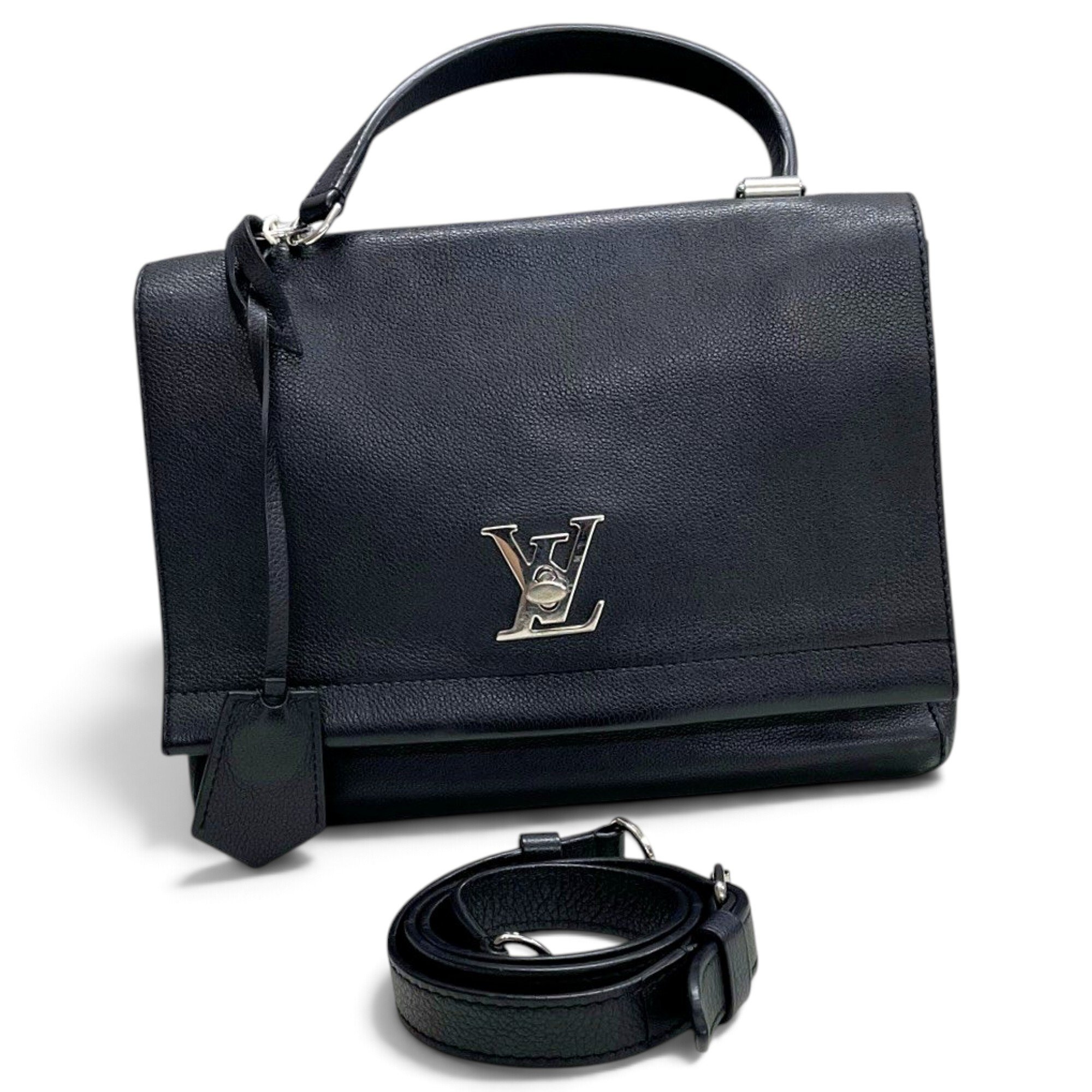 Lockme leather handbag