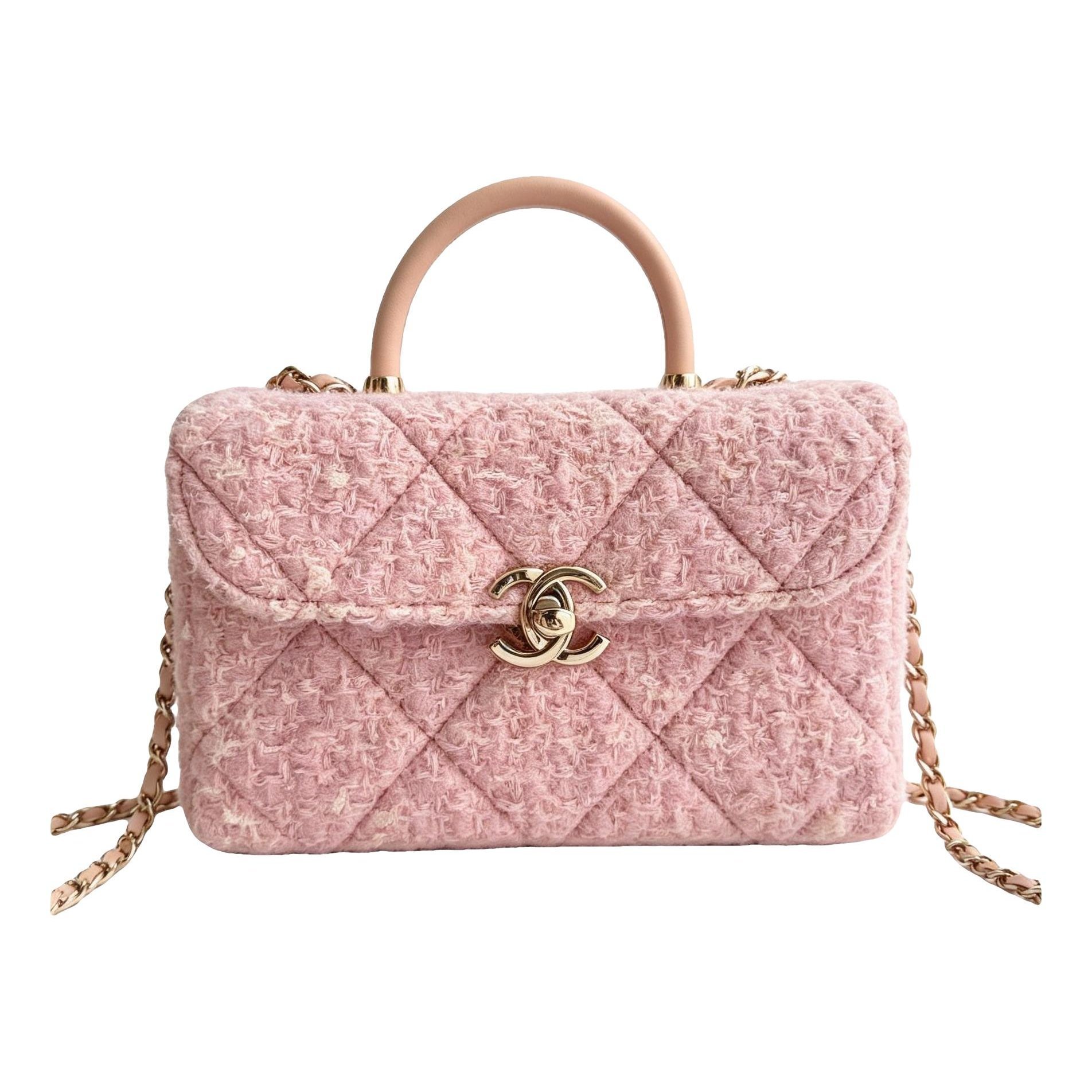 Timeless Classique Top Handle tweed bag