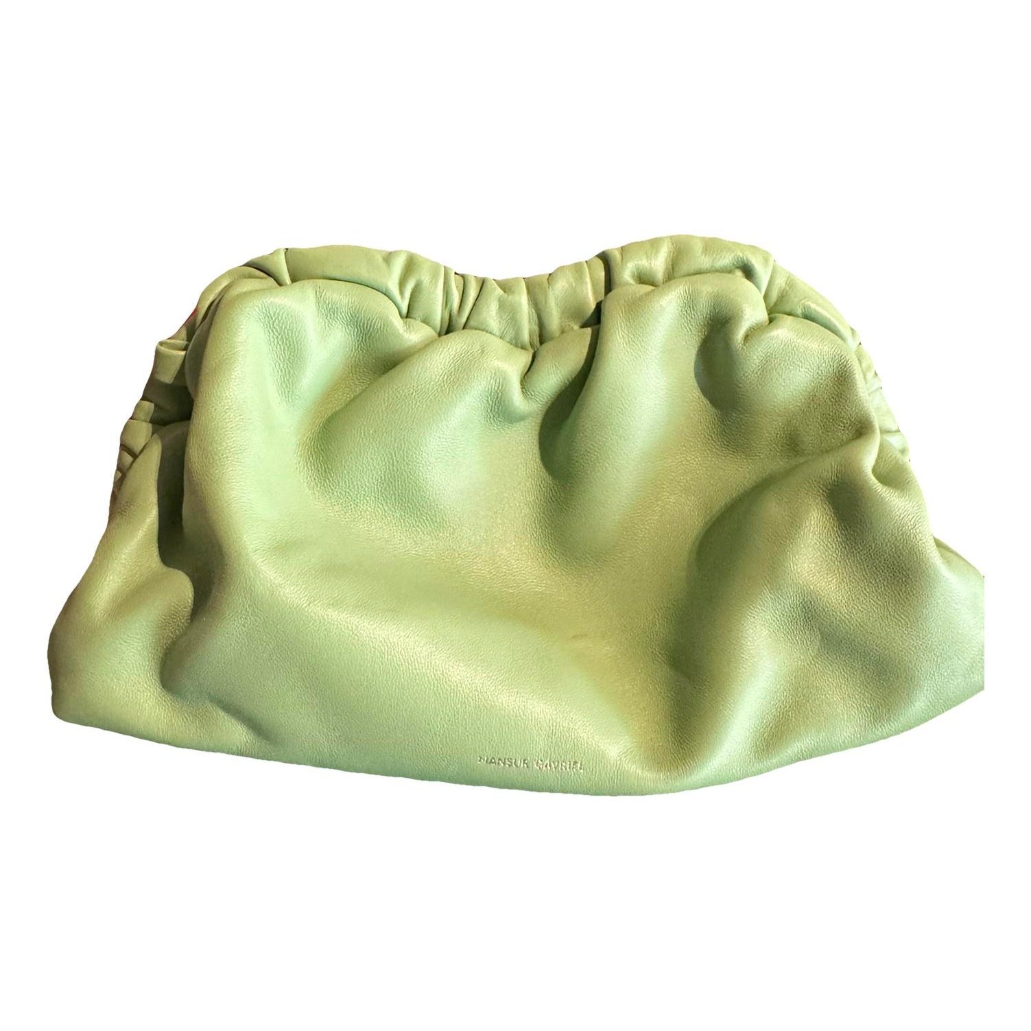 Cloud leather clutch bag