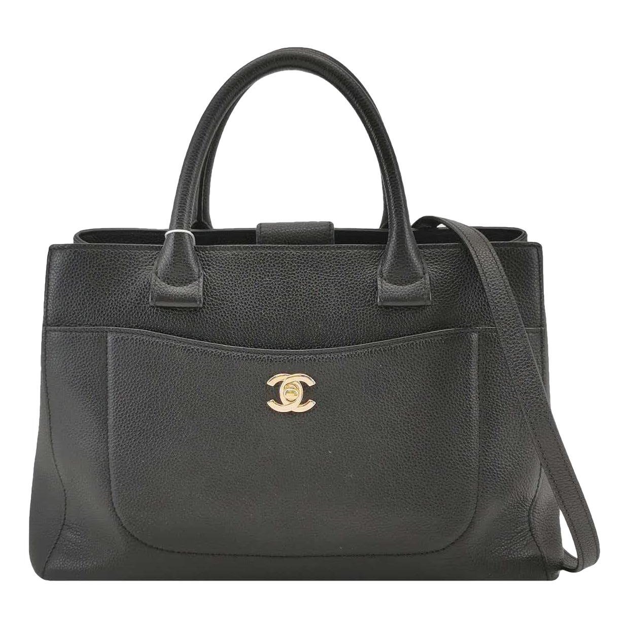 Executive leather tote
