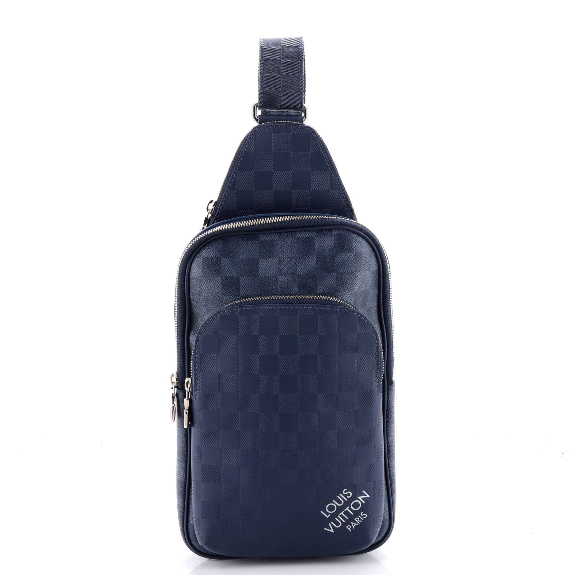 Avenue Sling Bag NM Damier Graphite and Damier Infini Leather