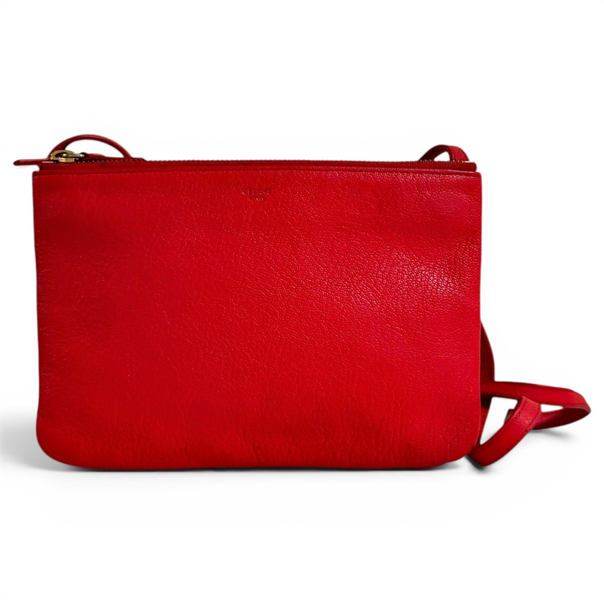 Trio leather crossbody bag
