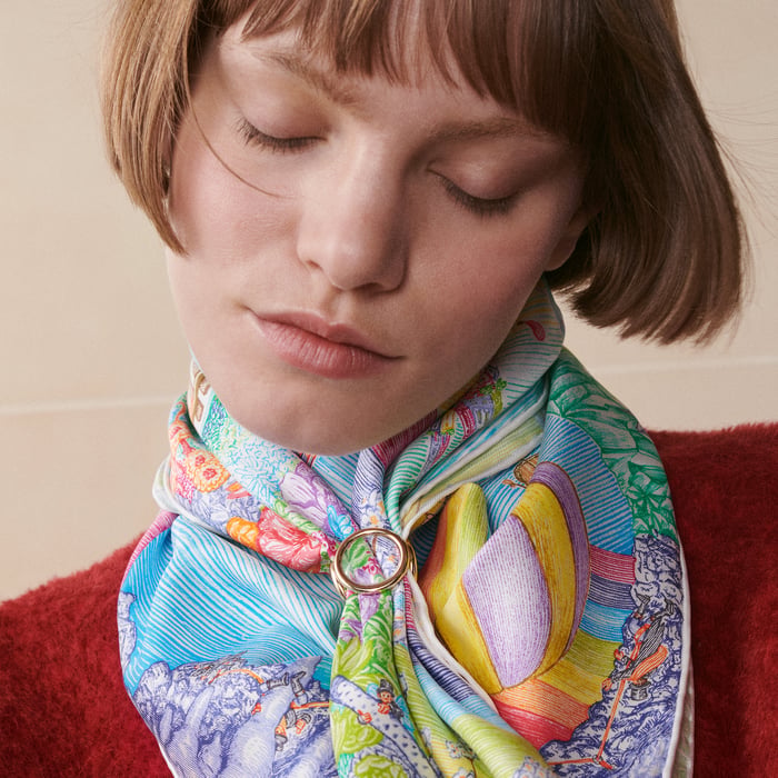 Permabrass Trio Loupe Scarf 90 Ring