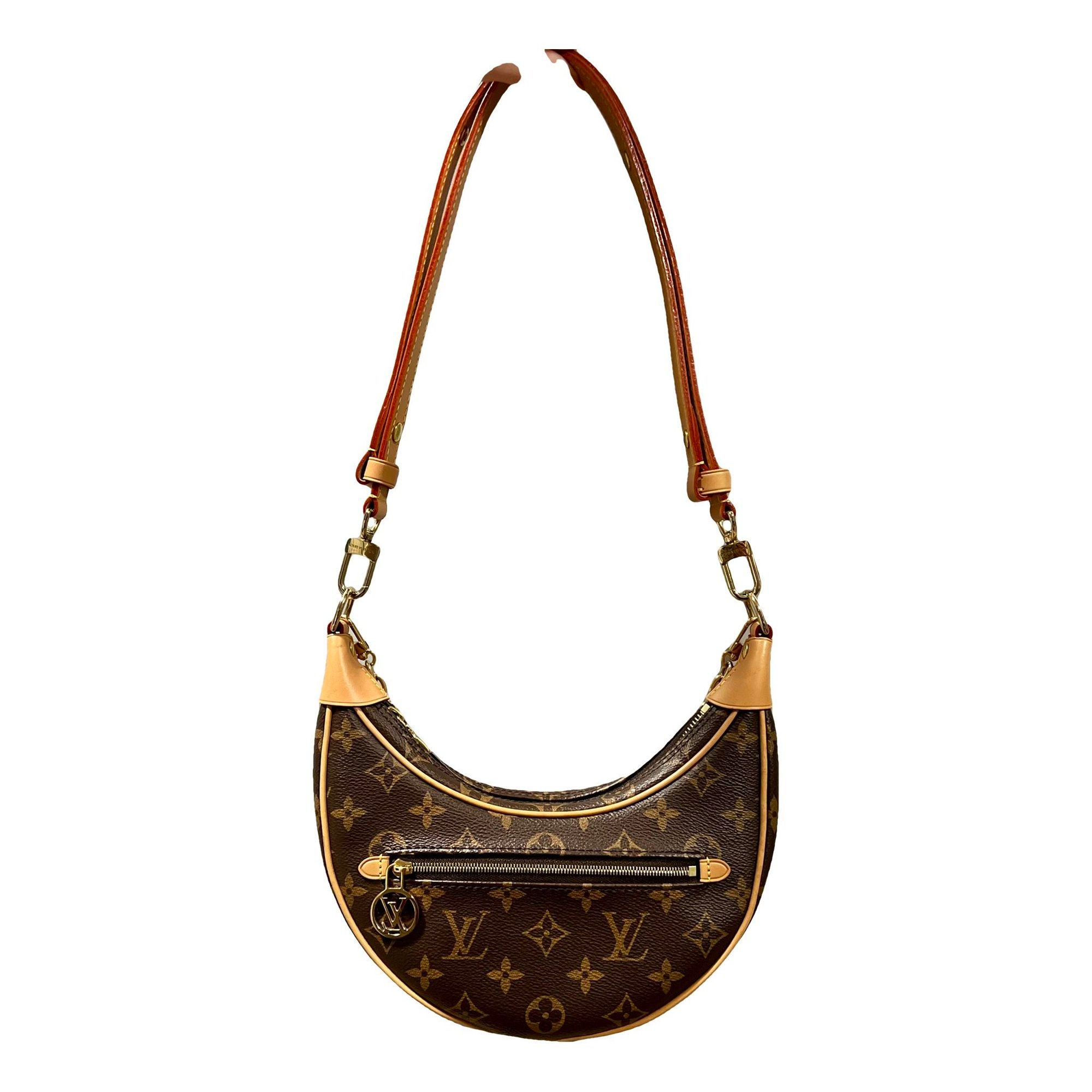 Loop leather handbag