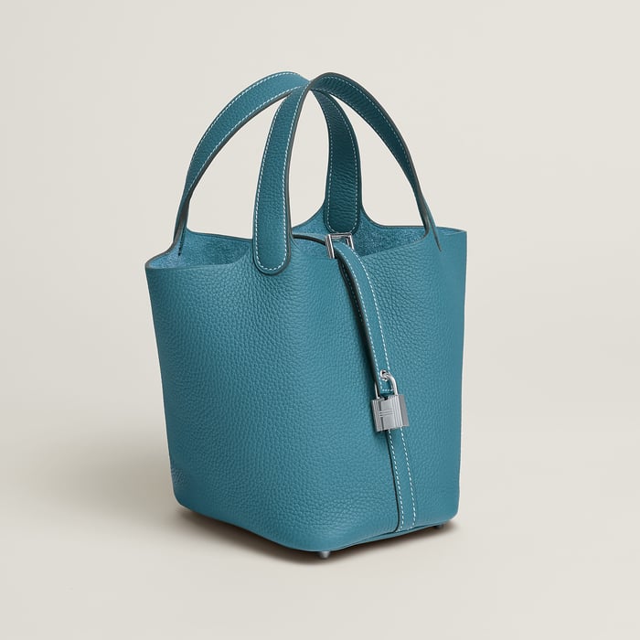 New Bleu Jean Sac Picotin Lock 18