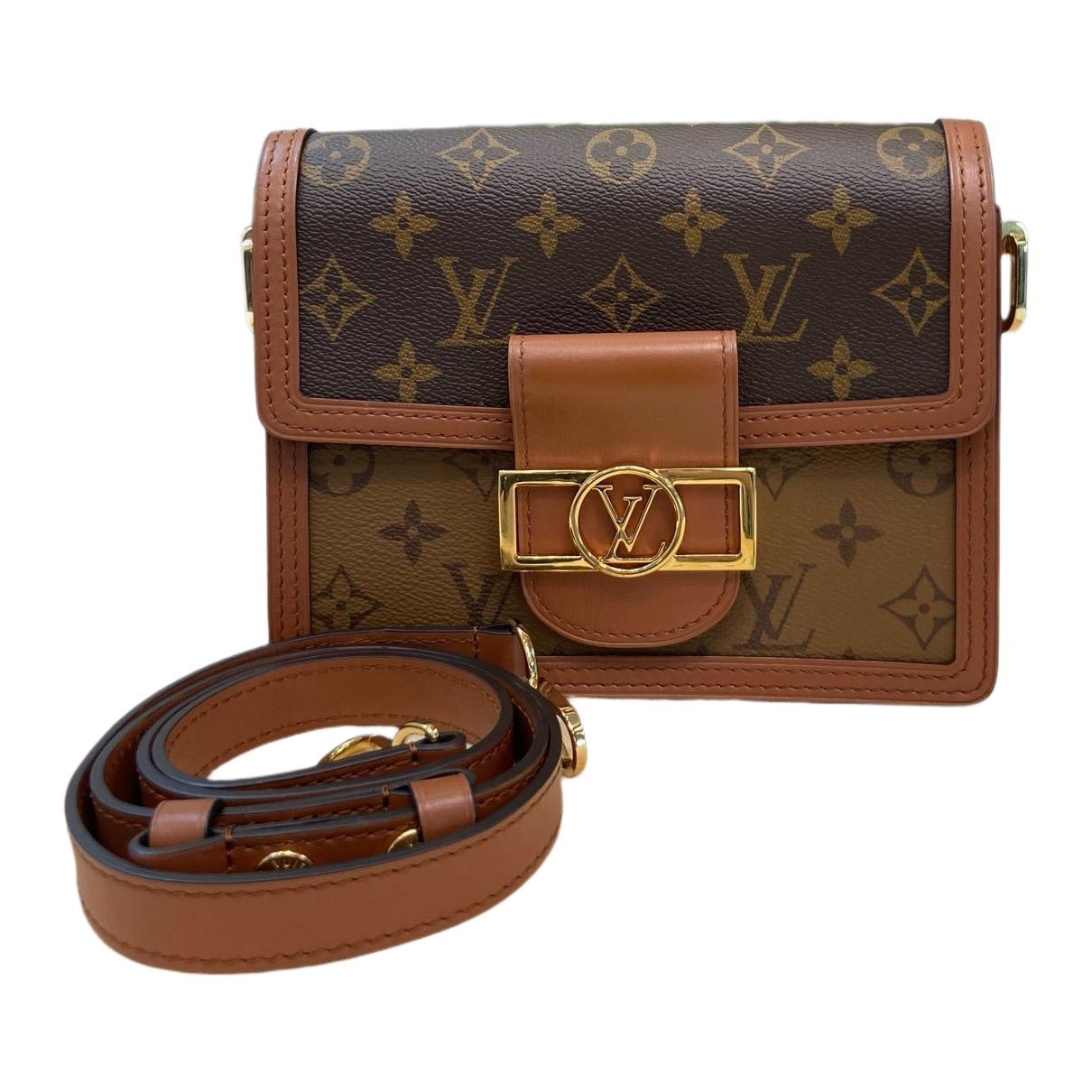 Dauphine Vintage leather handbag