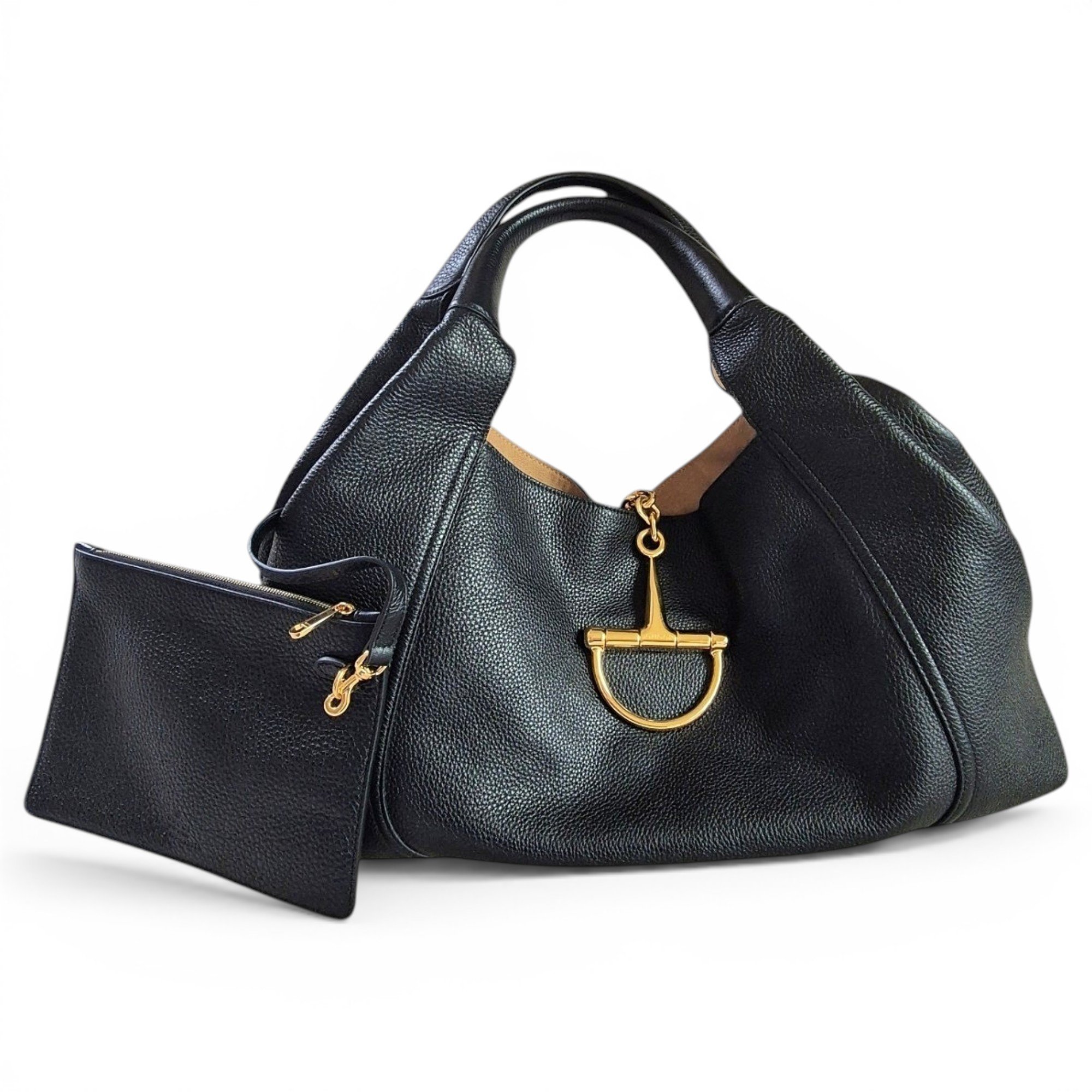 Hobo leather handbag