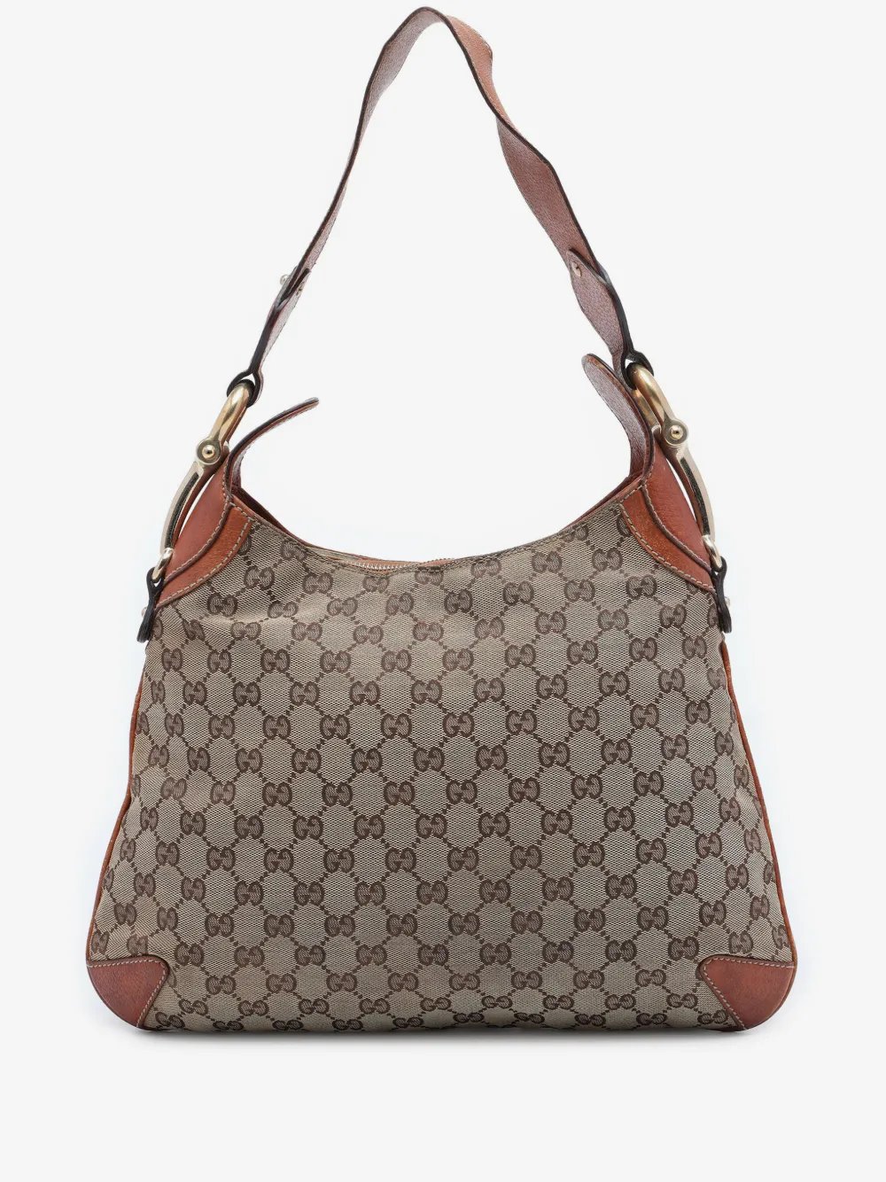 2000-2015 GG Canvas Horsebit Creole hobo bag