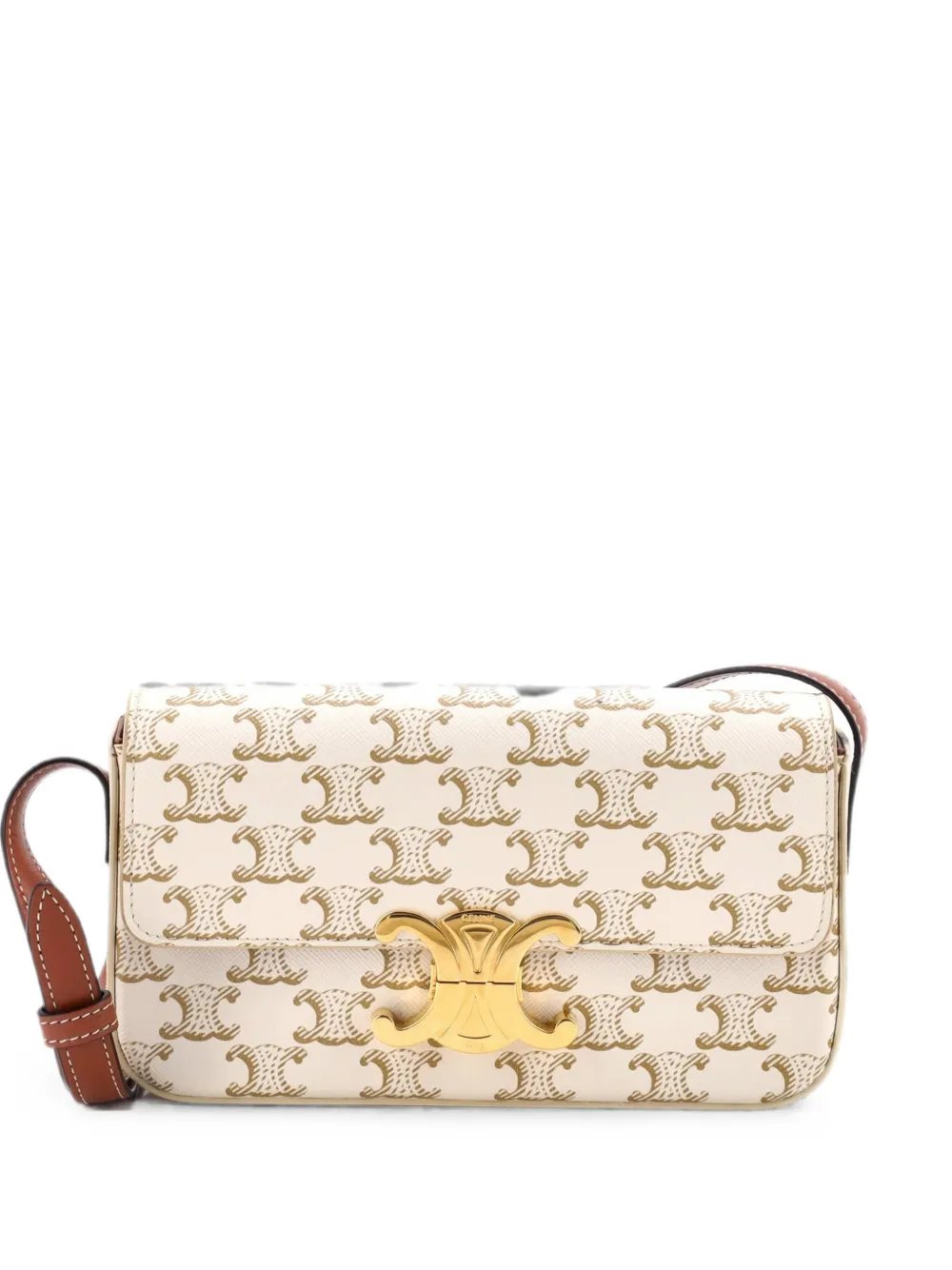 Triomphe East-West Triomphe Coated Canvas shoulder bag