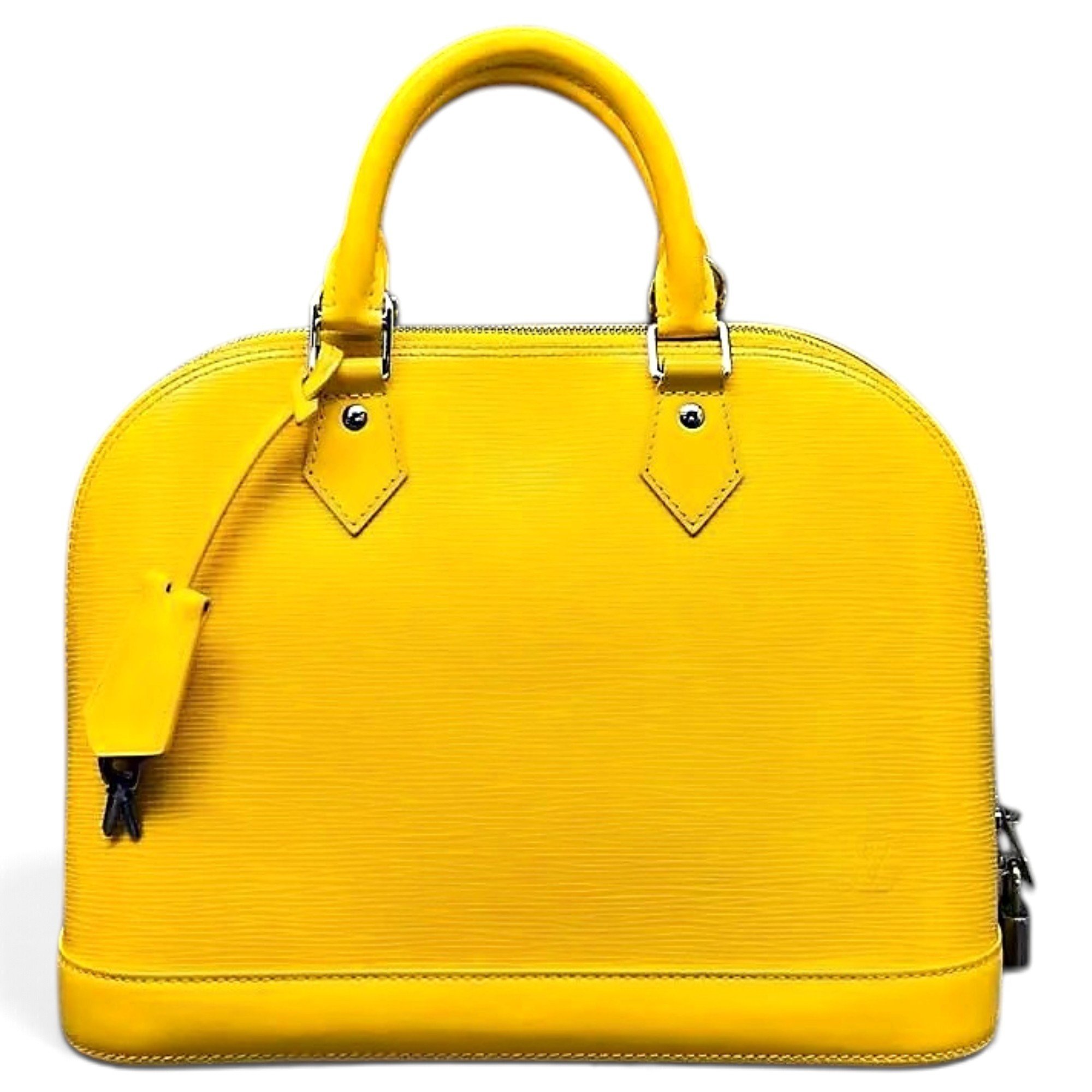 Louis Vuitton Alma leather handbag