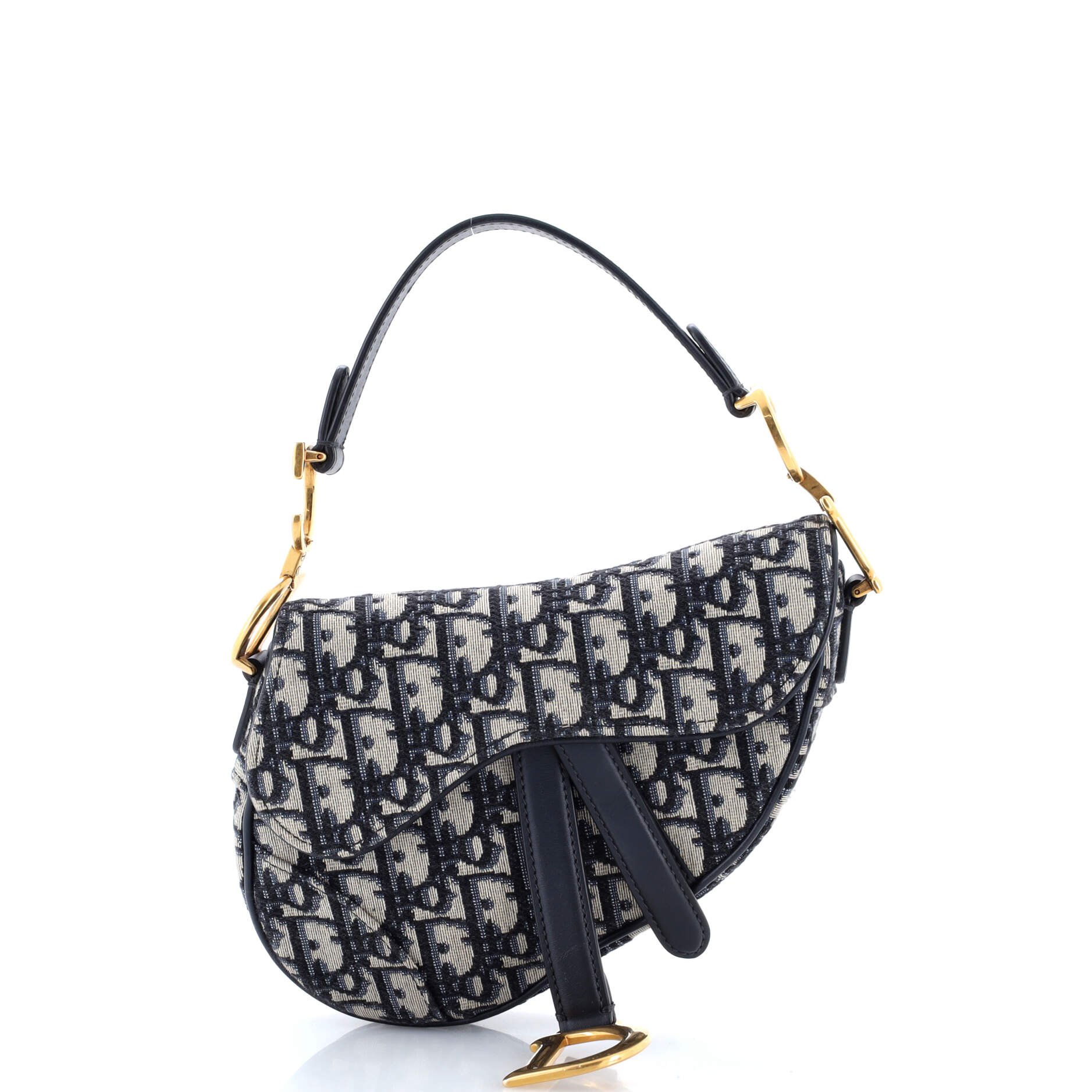 Dior Saddle Handbag Oblique Canvas Mini