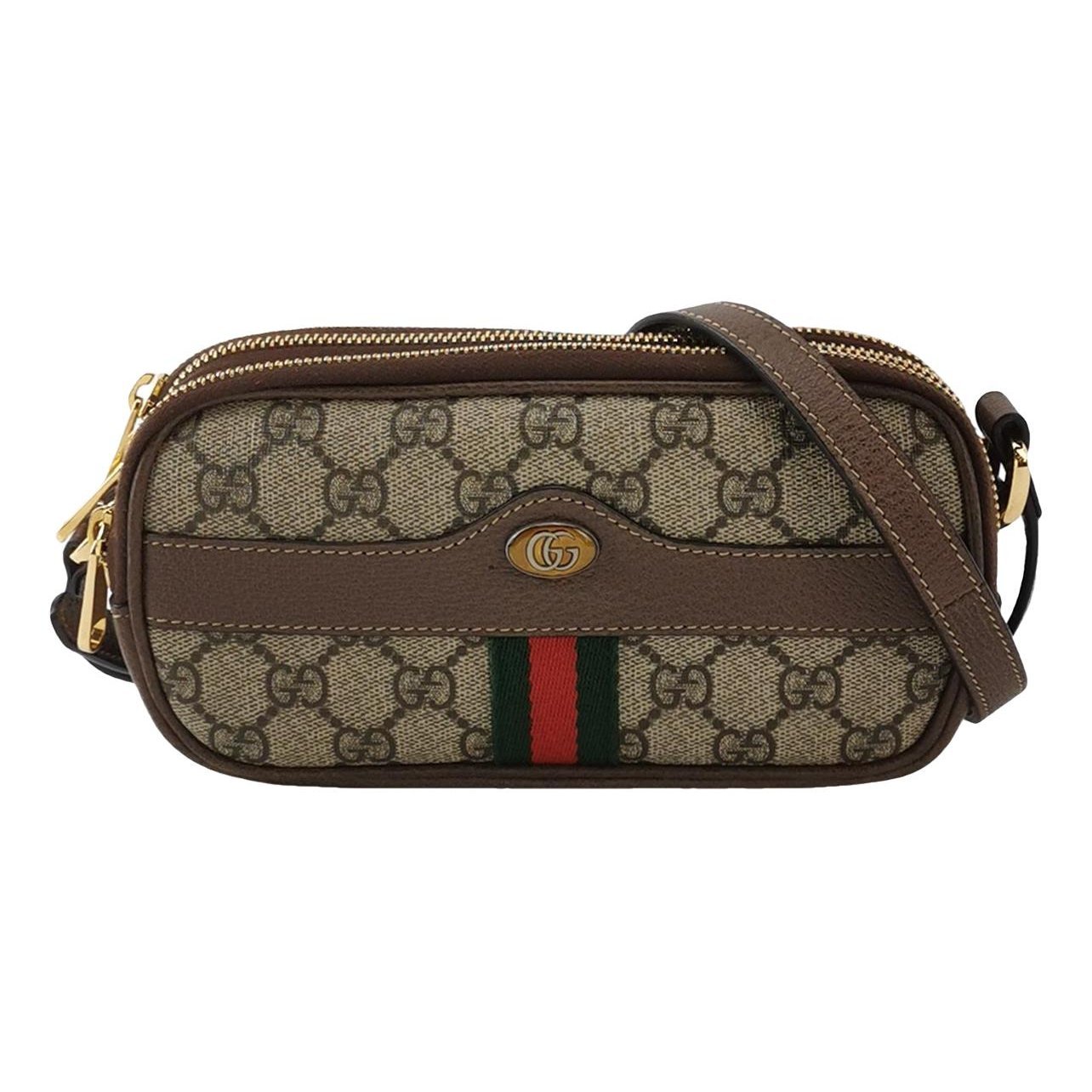 Ophidia leather crossbody bag