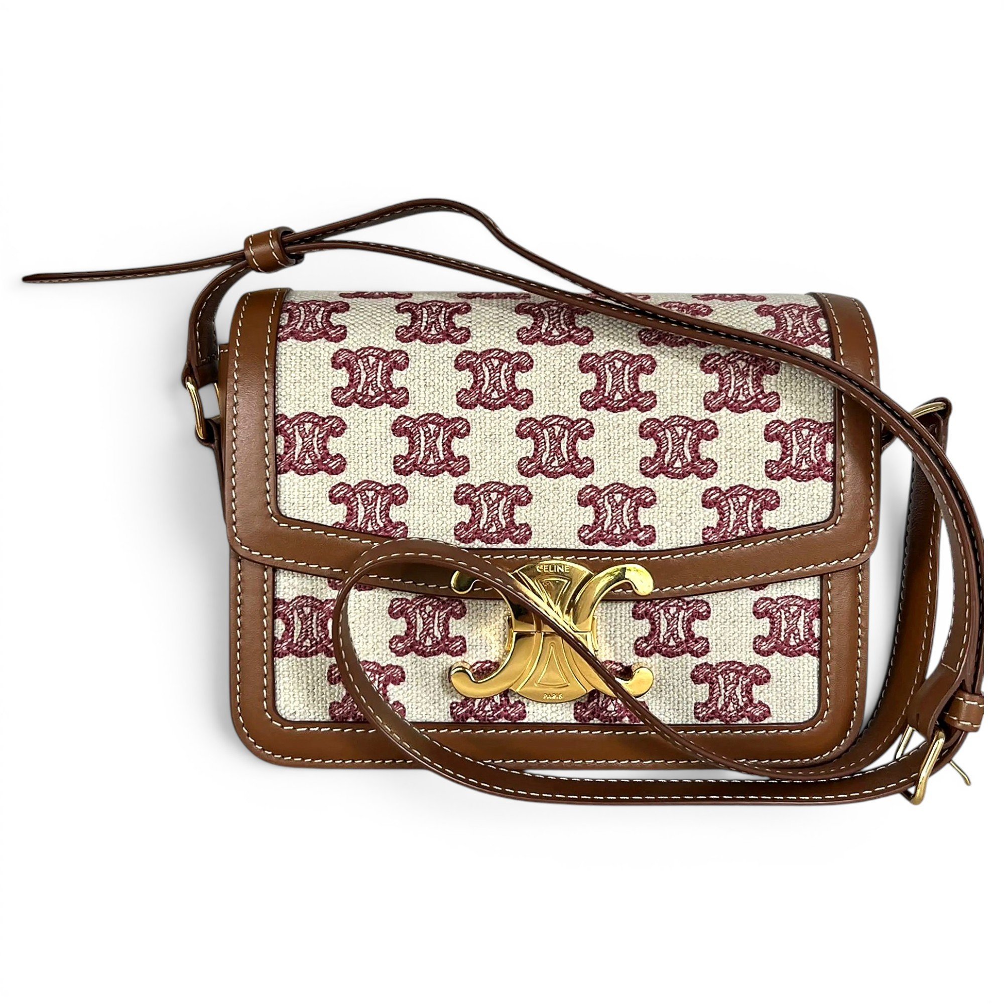 Triomphe cloth handbag