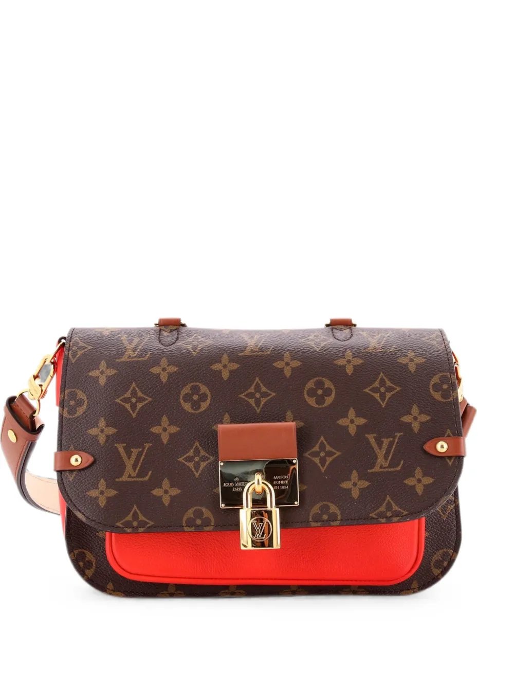 Vaugirard Handbag Monogram Canvas with Leather satchel