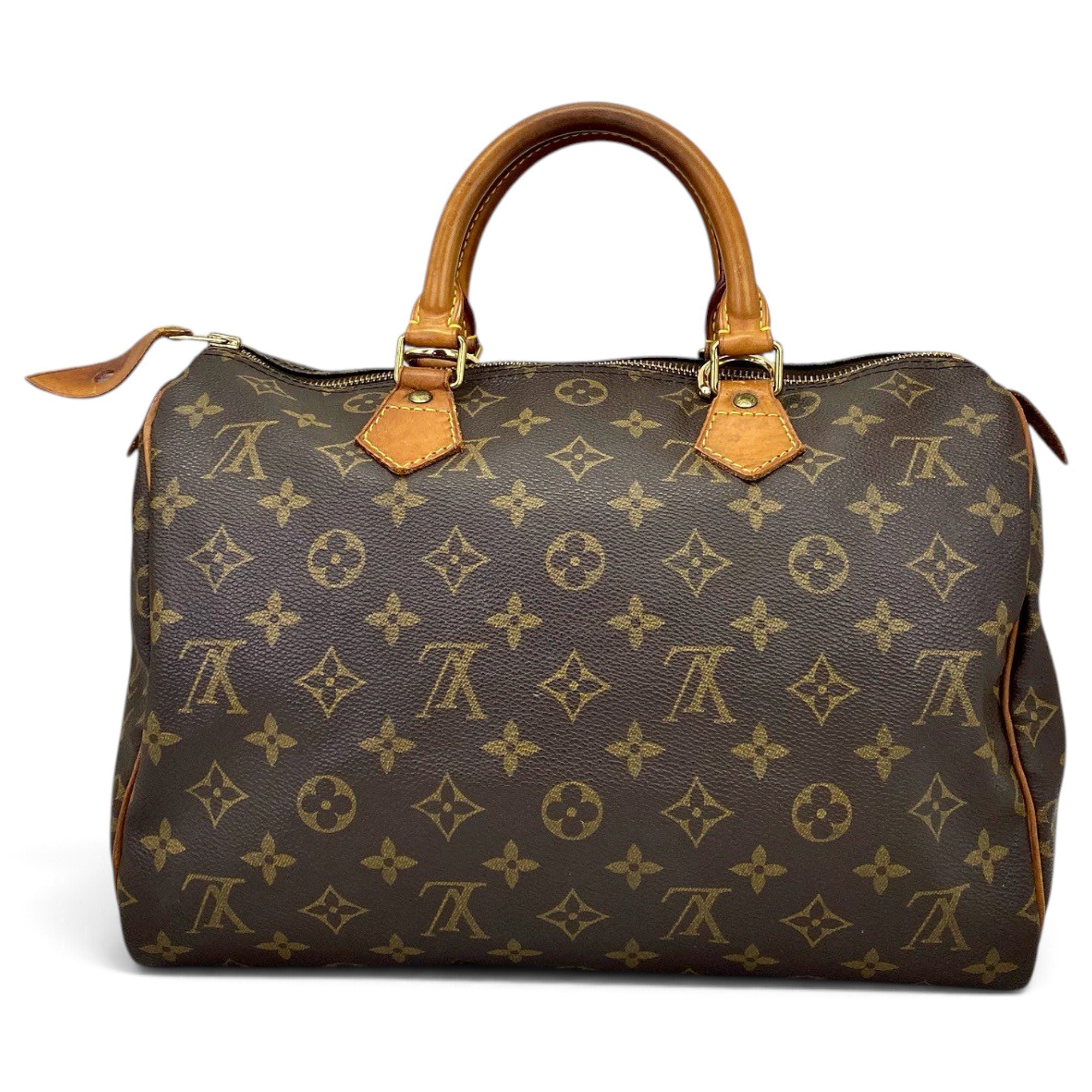 Speedy leather handbag