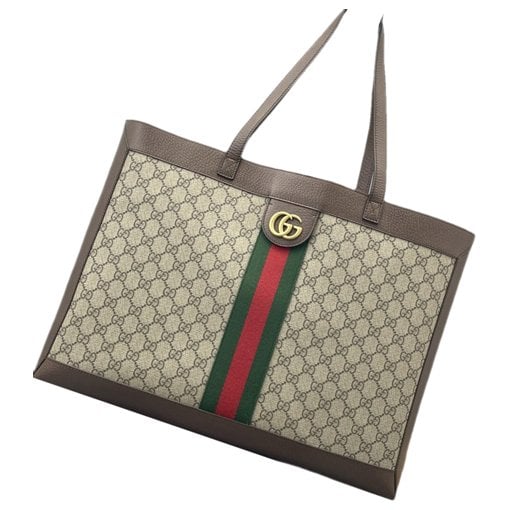 Ophidia Shopping leather handbag