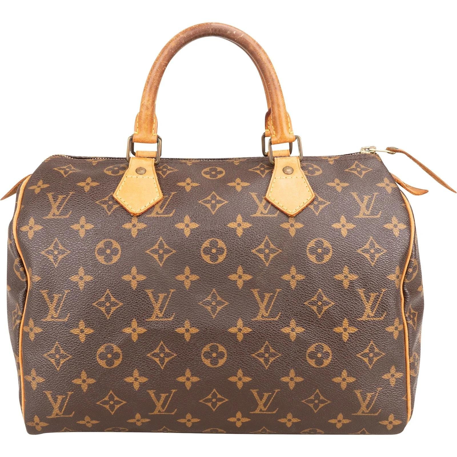 Speedy leather handbag