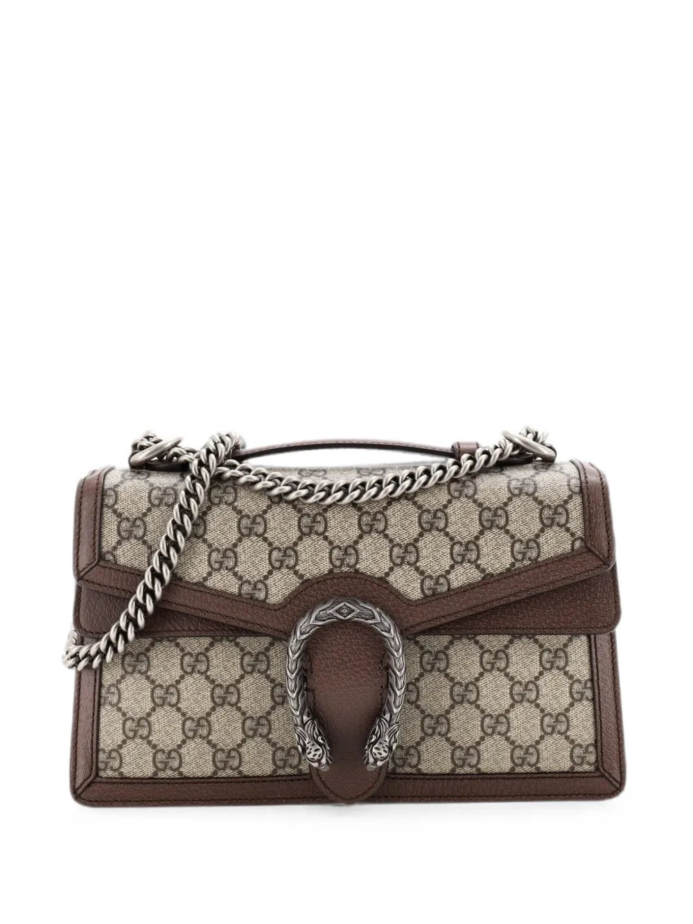 Dionysus Top Handle Chain Bag GG Coated Canvas Small satchel