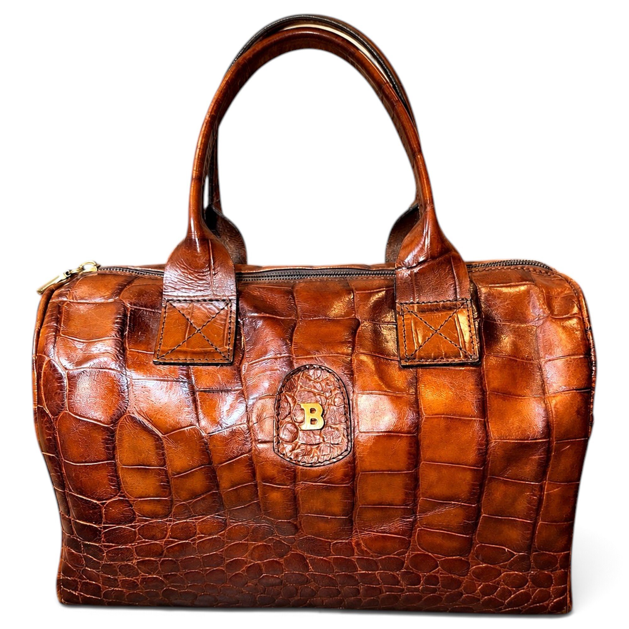 Leather satchel