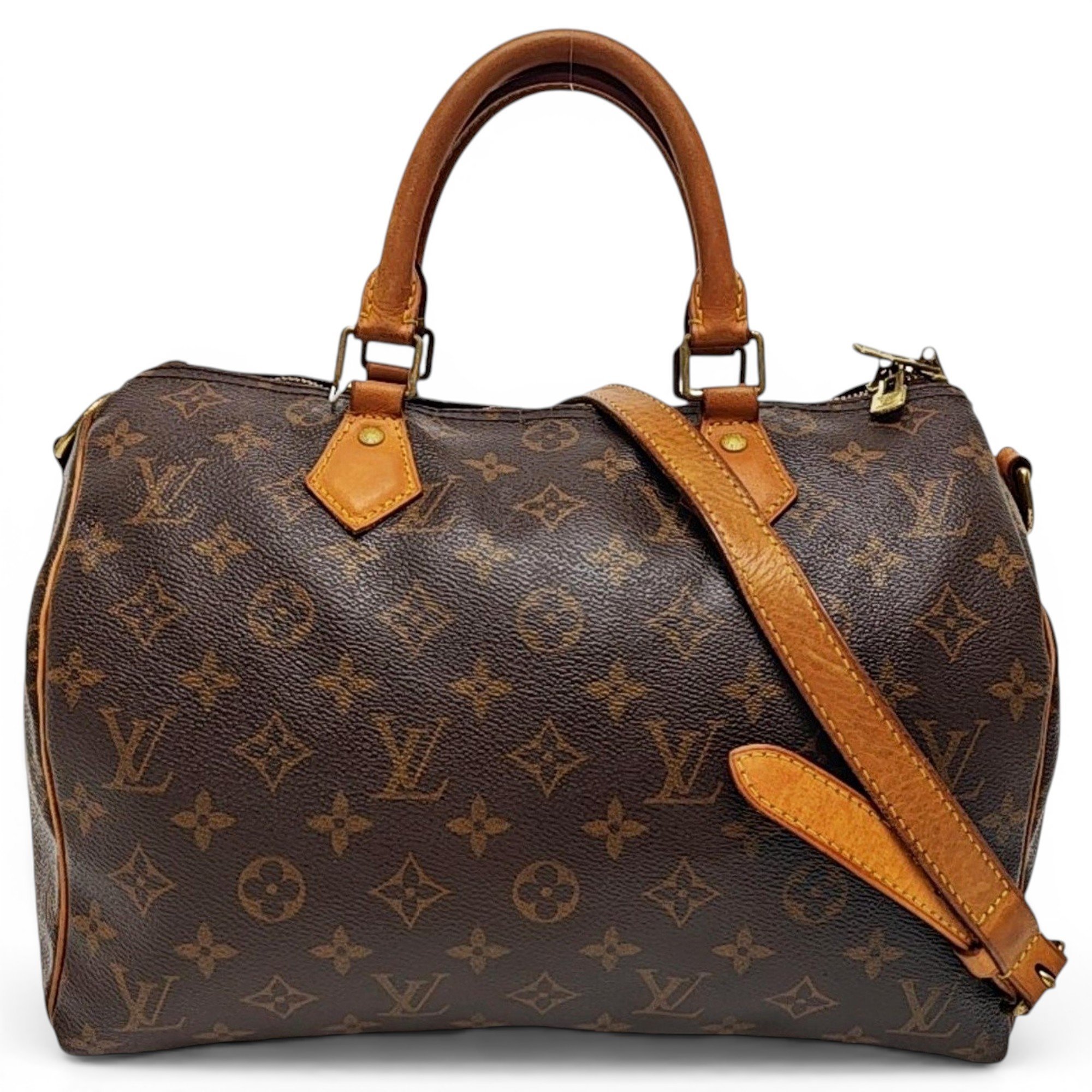 Nano Speedy / Mini HL leather handbag