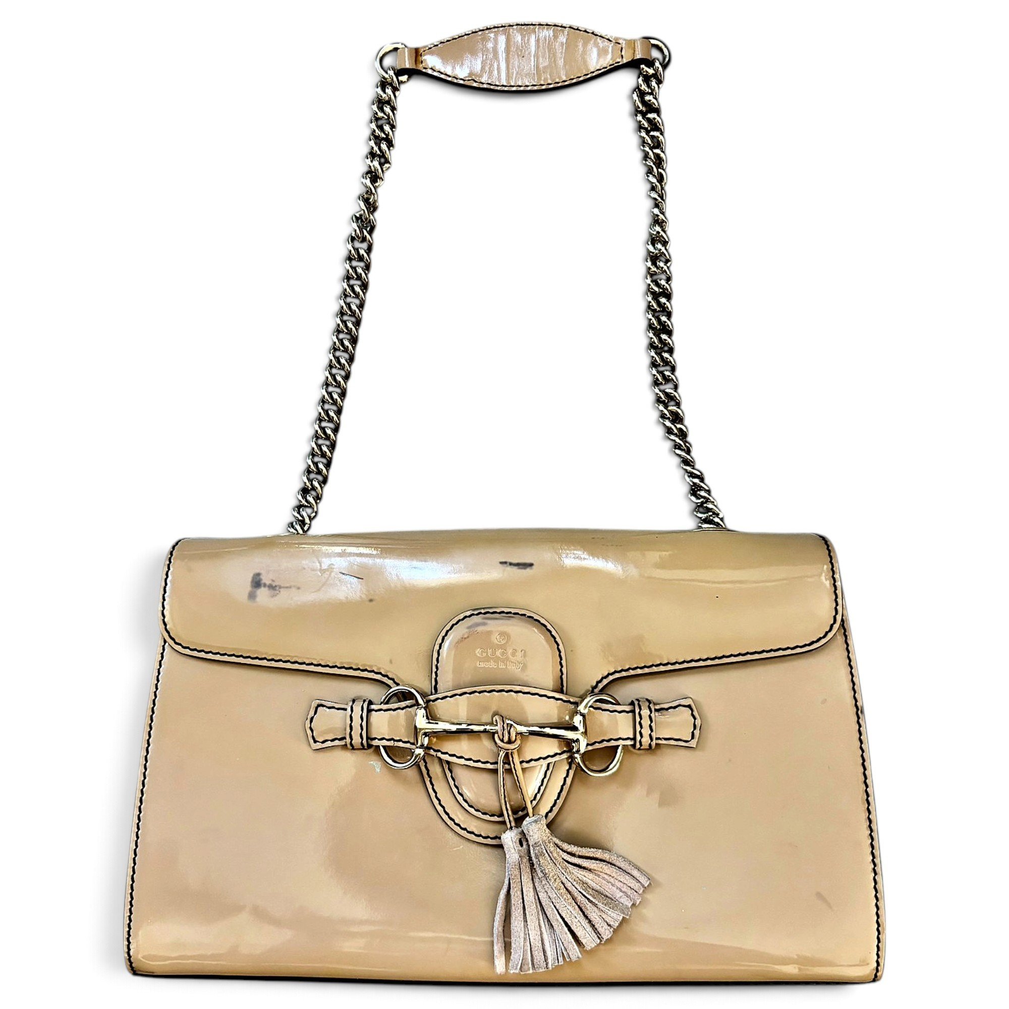 Emily patent leather handbag