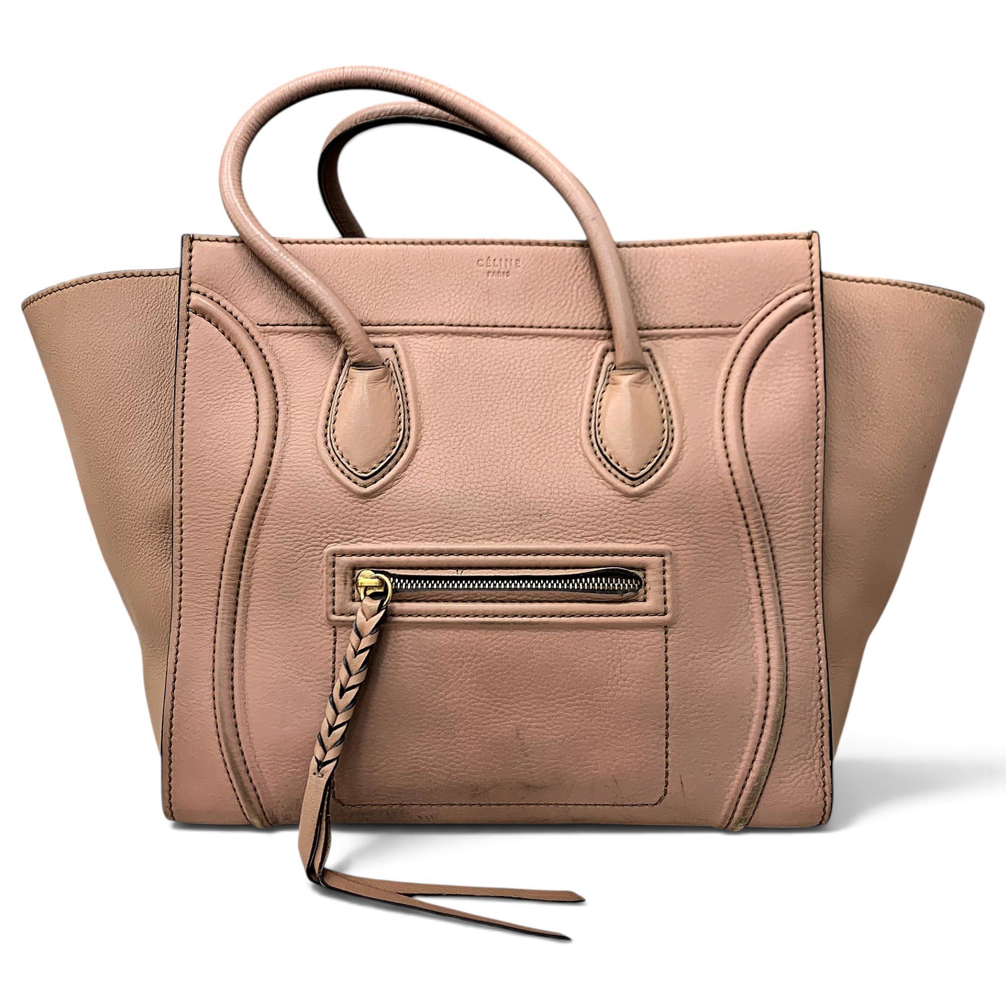 Celine Luggage Phantom leather handbag