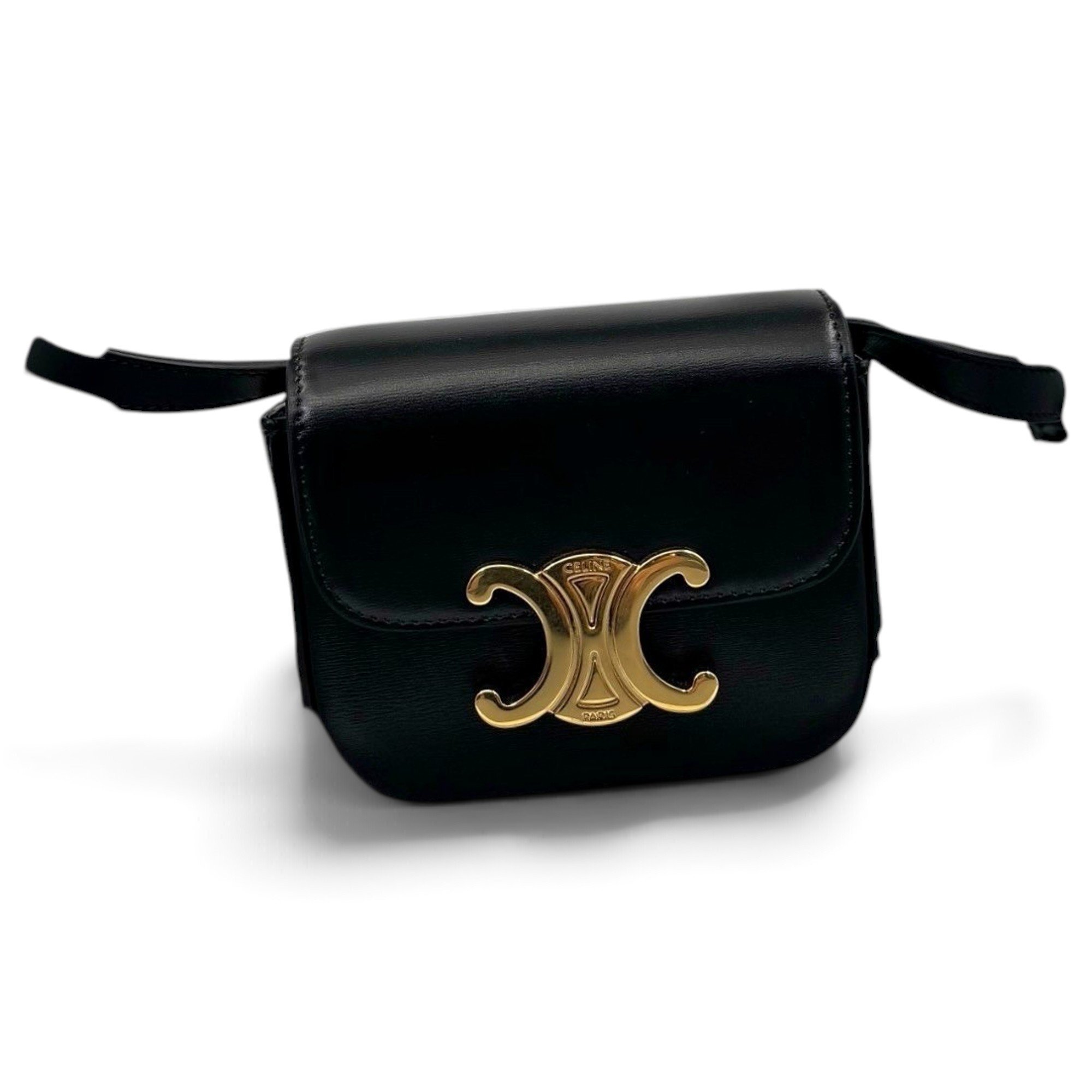 Triomphe leather crossbody bag